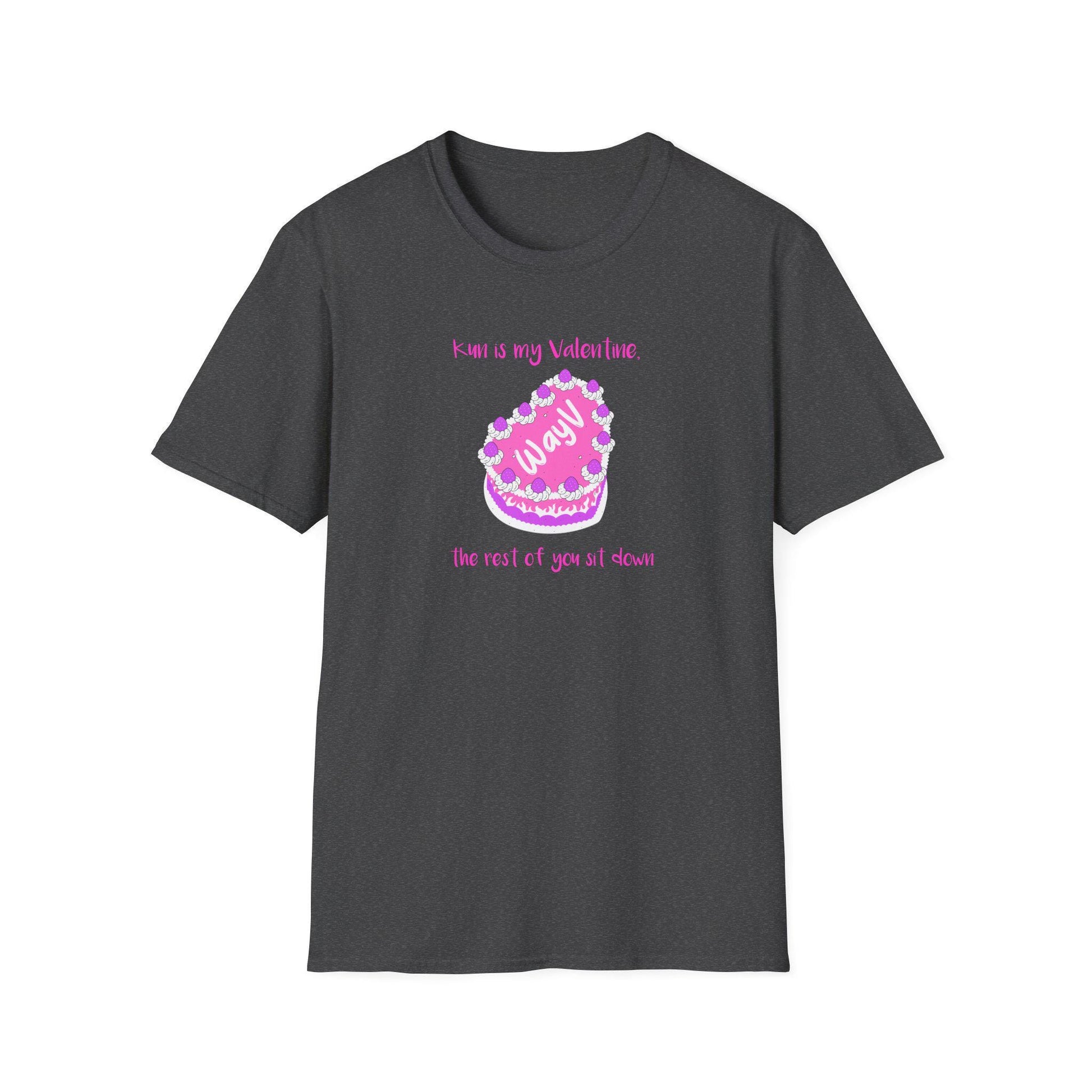 WayV Kpop Shirt, Kun Valentine Tee, Fan Merch, Concert Outfit, Unisex Cotton T-Shirt