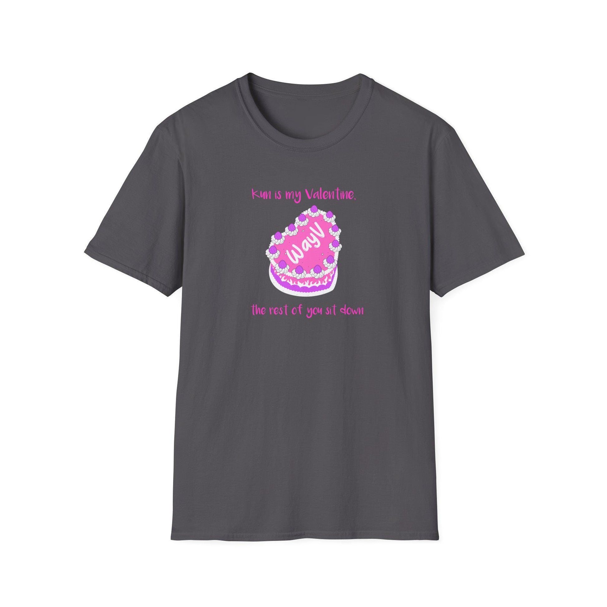 WayV Kpop Shirt, Kun Valentine Tee, Fan Merch, Concert Outfit, Unisex Cotton T-Shirt