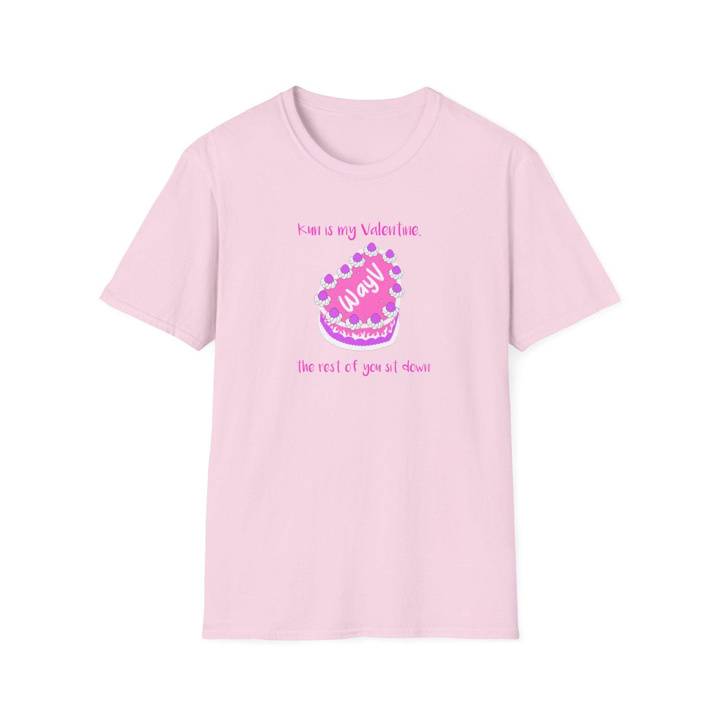 WayV Kpop Shirt, Kun Valentine Tee, Fan Merch, Concert Outfit, Unisex Cotton T-Shirt