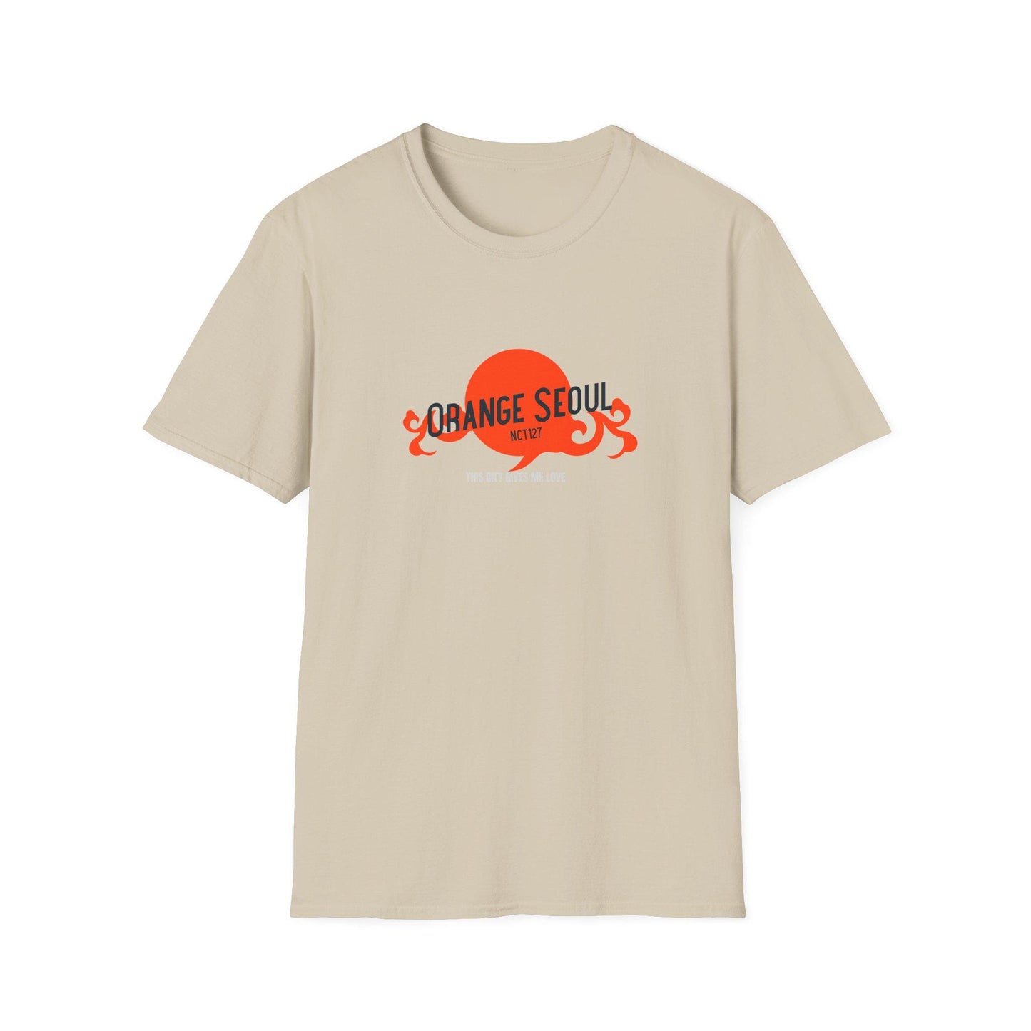 NCT 127 Kpop Shirt, Orange Seoul Tee, Fan Merch, Concert Outfit, Unisex Cotton T-Shirt