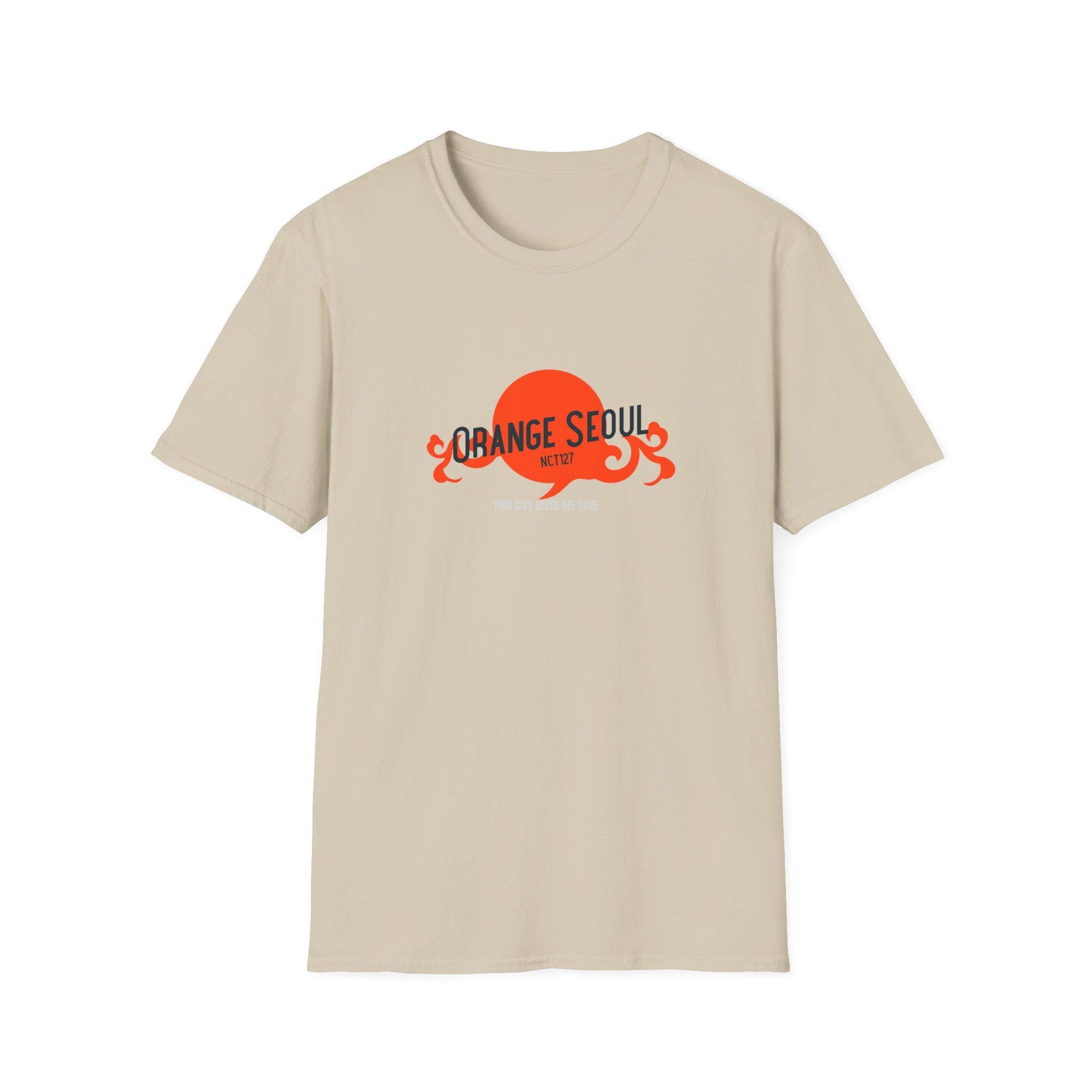NCT 127 Kpop Shirt, Orange Seoul Tee, Fan Merch, Concert Outfit, Unisex Cotton T-Shirt