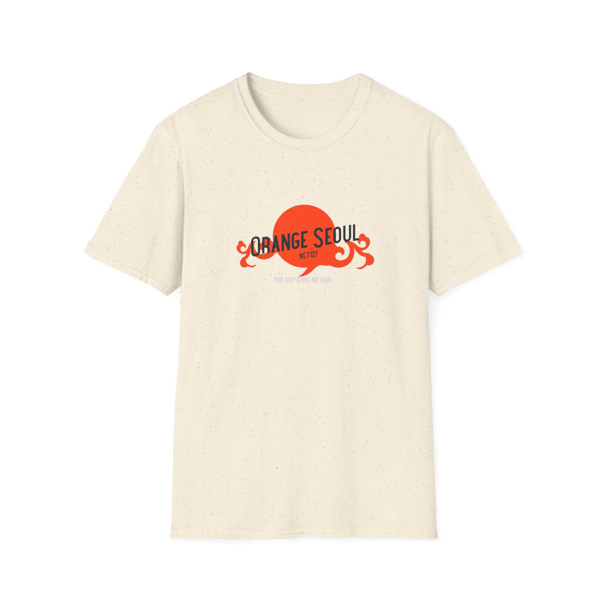 NCT 127 Kpop Shirt, Orange Seoul Tee, Fan Merch, Concert Outfit, Unisex Cotton T-Shirt