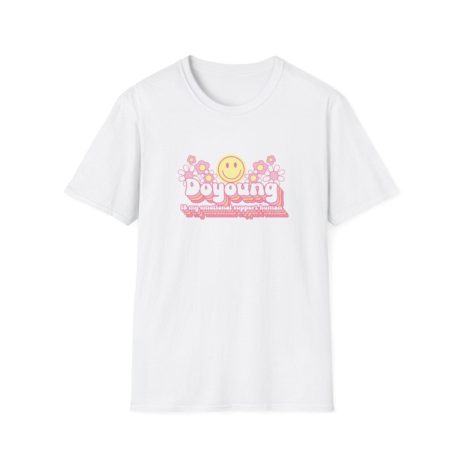 NCT Kpop Shirt, Doyoung Emotional Support Human Tee, Fan Merch, Concert Outfit, Unisex Cotton T-Shirt