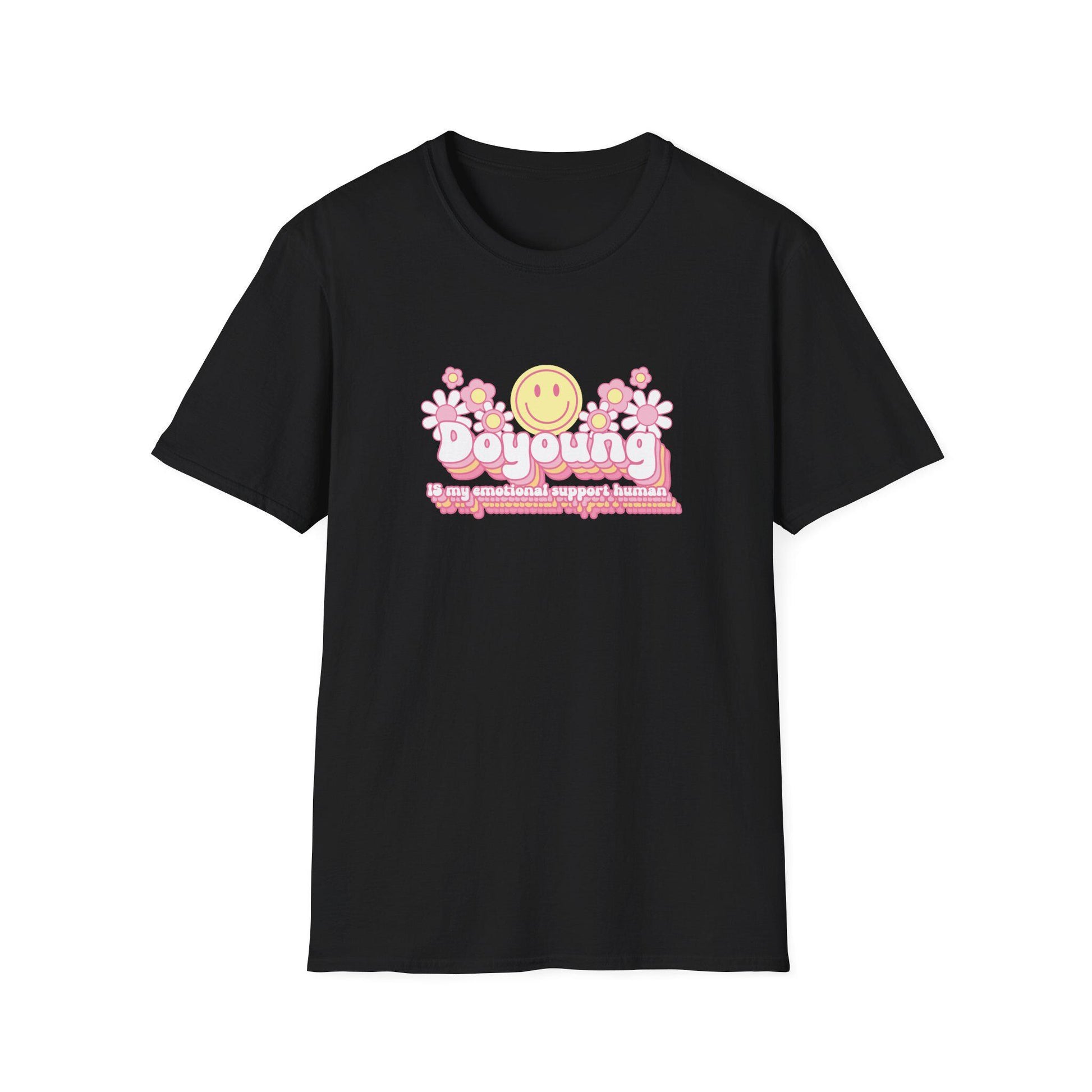 NCT Kpop Shirt, Doyoung Emotional Support Human Tee, Fan Merch, Concert Outfit, Unisex Cotton T-Shirt