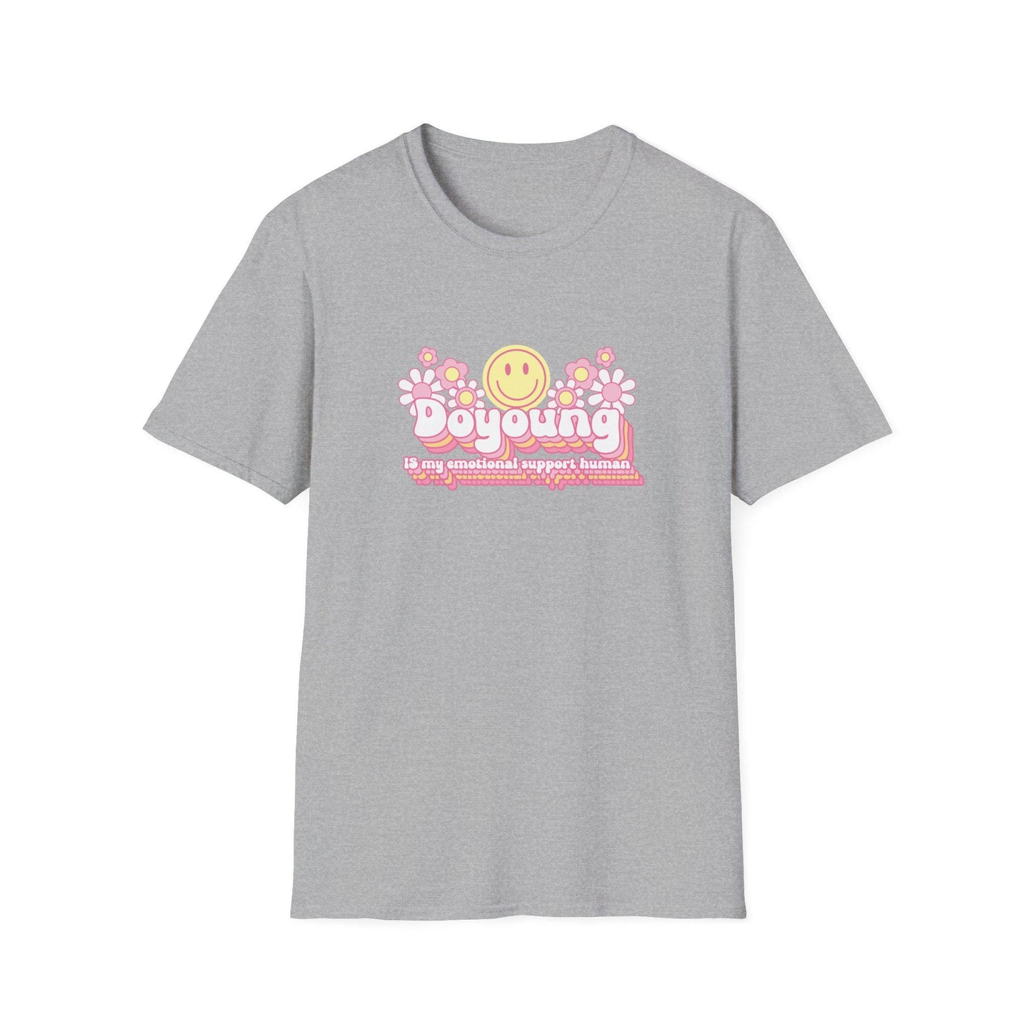 NCT Kpop Shirt, Doyoung Emotional Support Human Tee, Fan Merch, Concert Outfit, Unisex Cotton T-Shirt