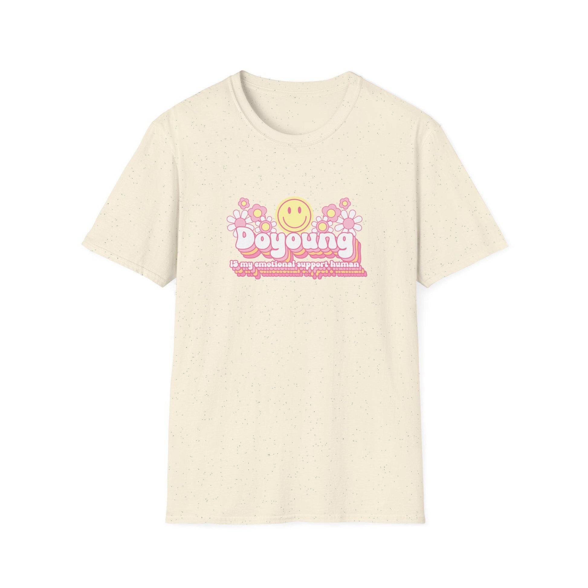 NCT Kpop Shirt, Doyoung Emotional Support Human Tee, Fan Merch, Concert Outfit, Unisex Cotton T-Shirt