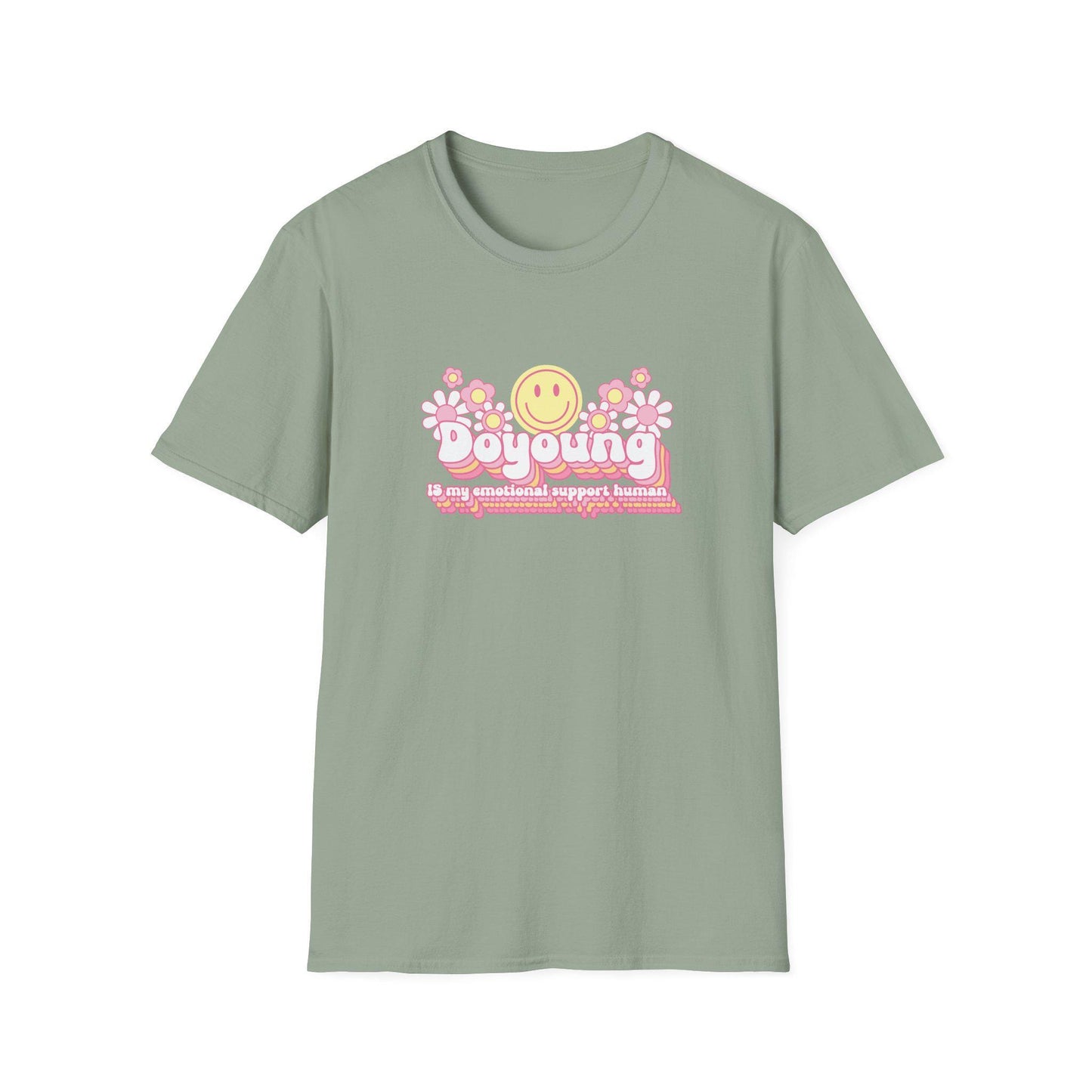 NCT Kpop Shirt, Doyoung Emotional Support Human Tee, Fan Merch, Concert Outfit, Unisex Cotton T-Shirt