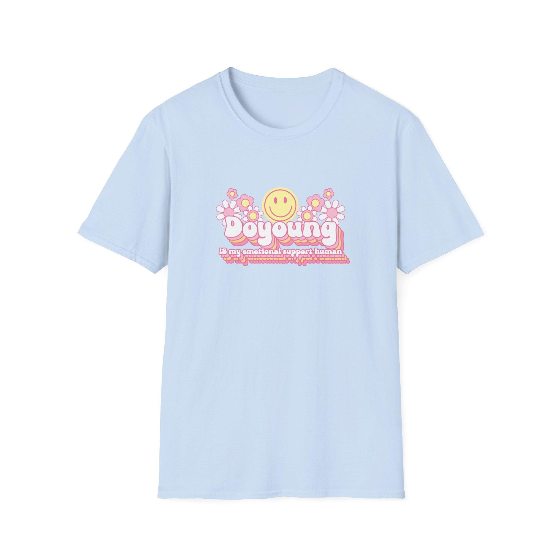 NCT Kpop Shirt, Doyoung Emotional Support Human Tee, Fan Merch, Concert Outfit, Unisex Cotton T-Shirt