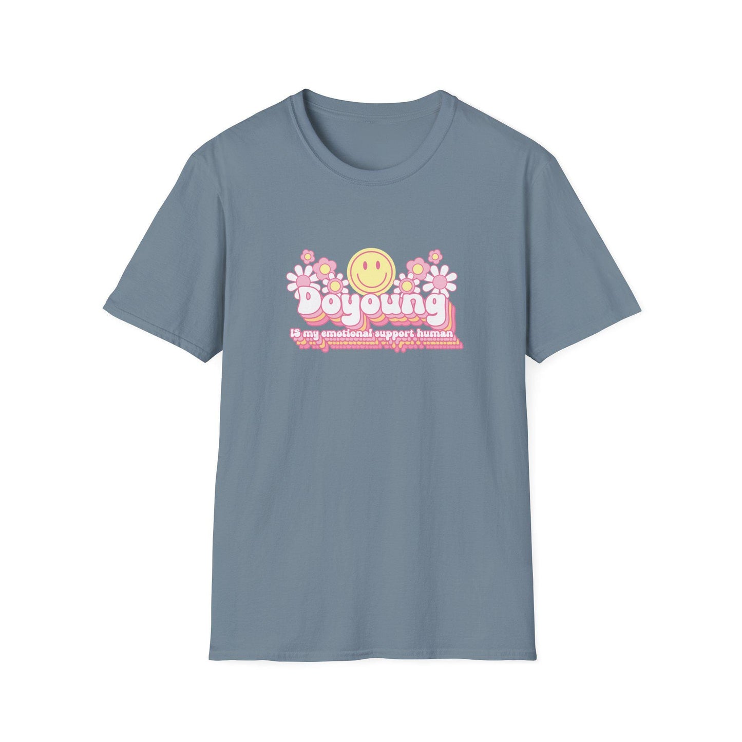 NCT Kpop Shirt, Doyoung Emotional Support Human Tee, Fan Merch, Concert Outfit, Unisex Cotton T-Shirt