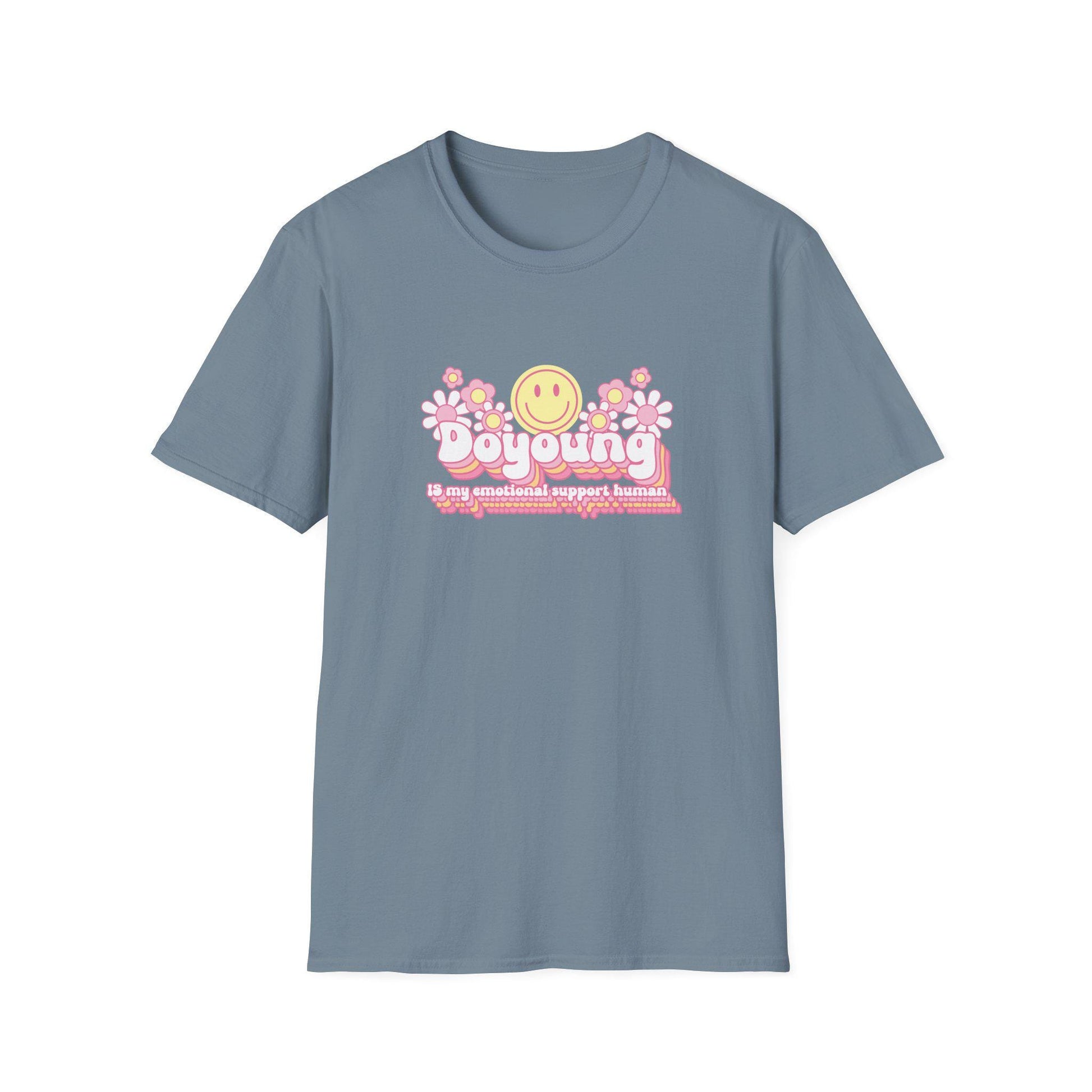 NCT Kpop Shirt, Doyoung Emotional Support Human Tee, Fan Merch, Concert Outfit, Unisex Cotton T-Shirt