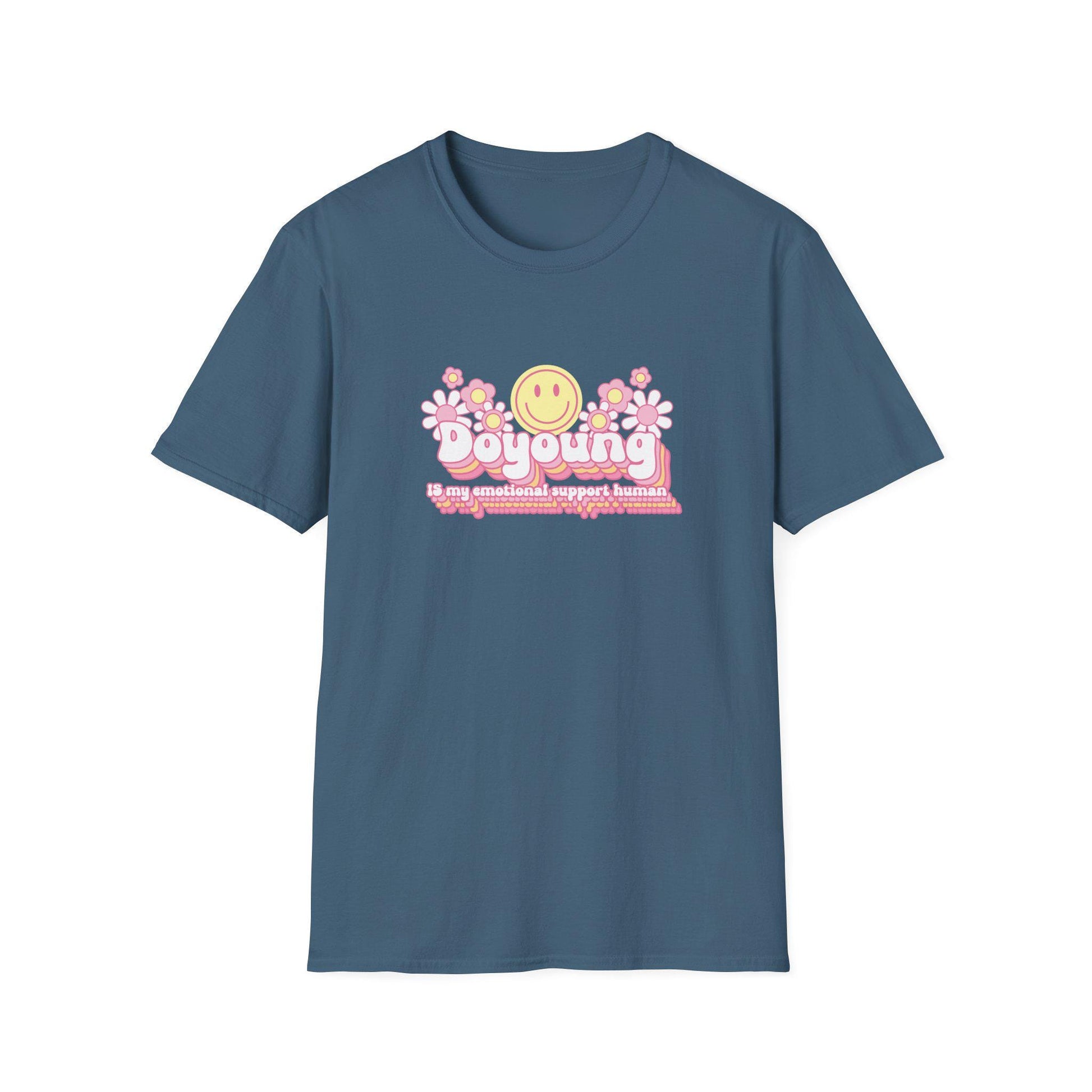 NCT Kpop Shirt, Doyoung Emotional Support Human Tee, Fan Merch, Concert Outfit, Unisex Cotton T-Shirt