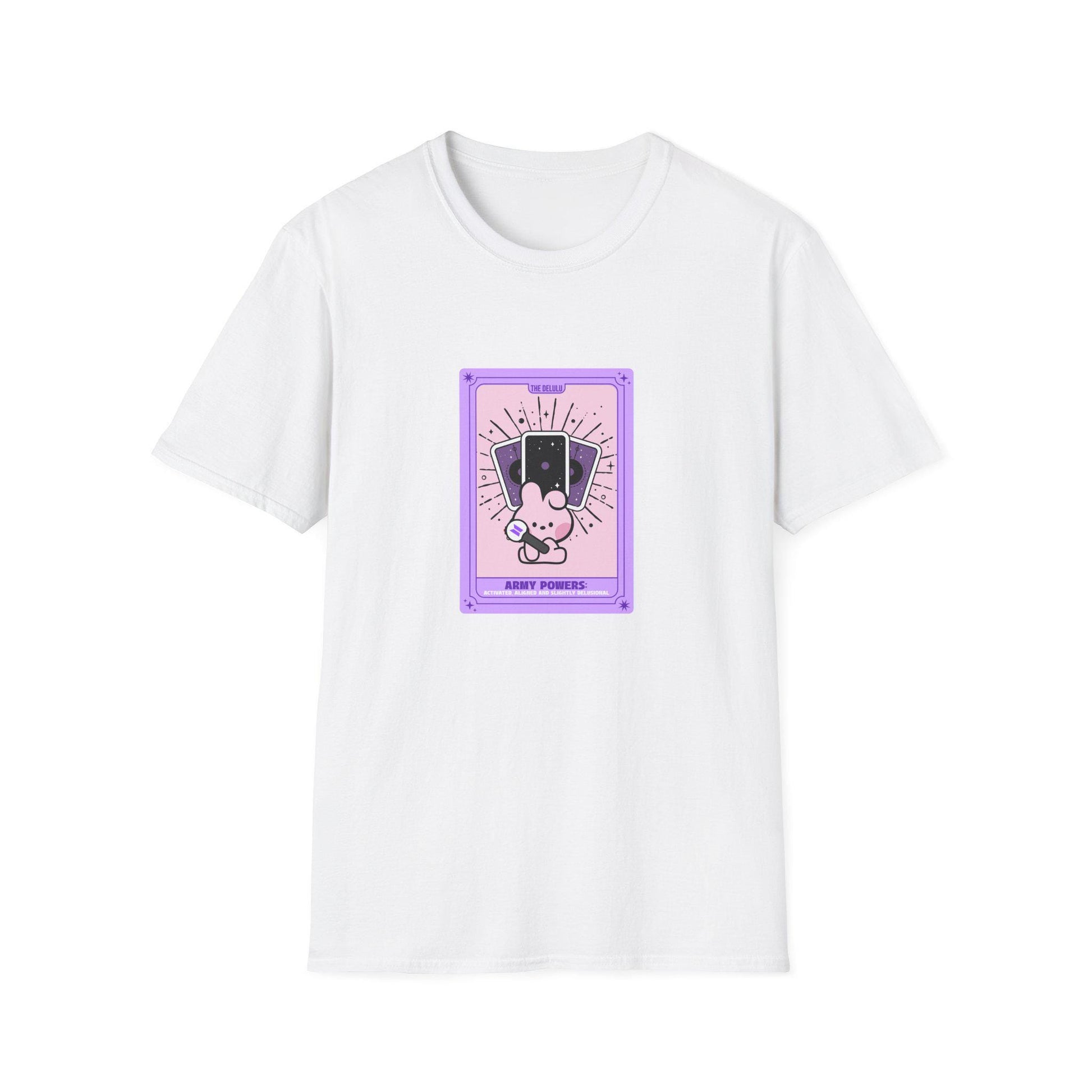 BTS Kpop Shirt, BT21 Cooky Tarot Tee, Fan Merch, Concert Outfit, Unisex Cotton T-Shirt