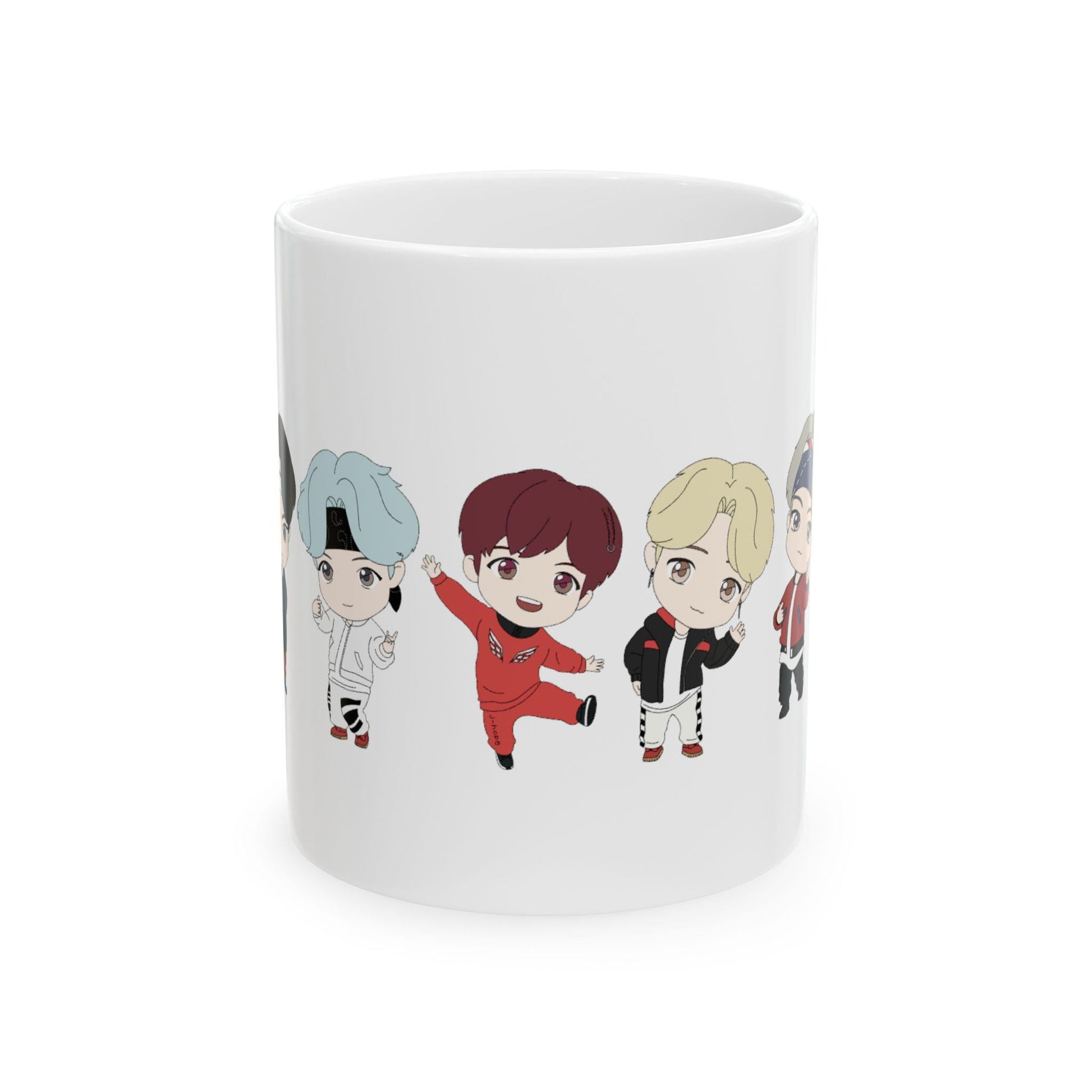 BTS Kpop Mug, TinyTAN Mic Drop Mug, Fan Gift, Army Merch, Ceramic Coffee Cup