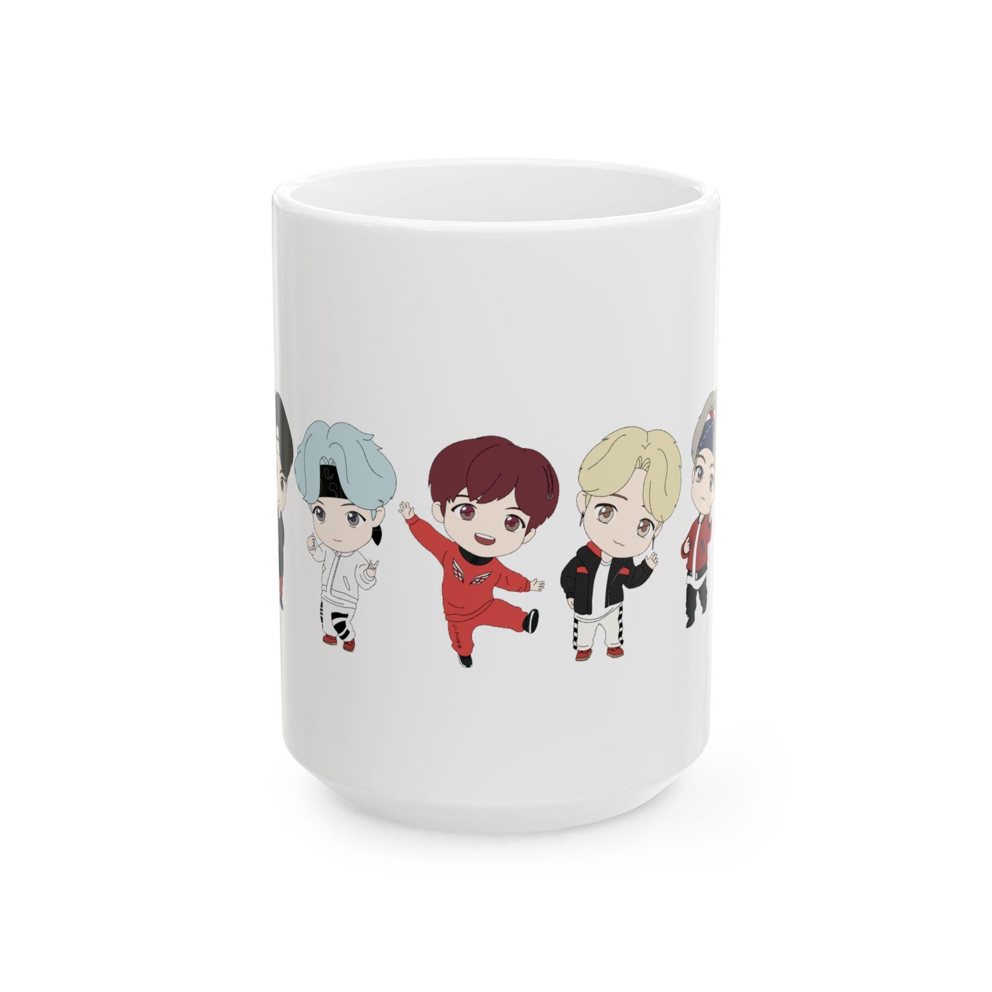 BTS Kpop Mug, TinyTAN Mic Drop Mug, Fan Gift, Army Merch, Ceramic Coffee Cup