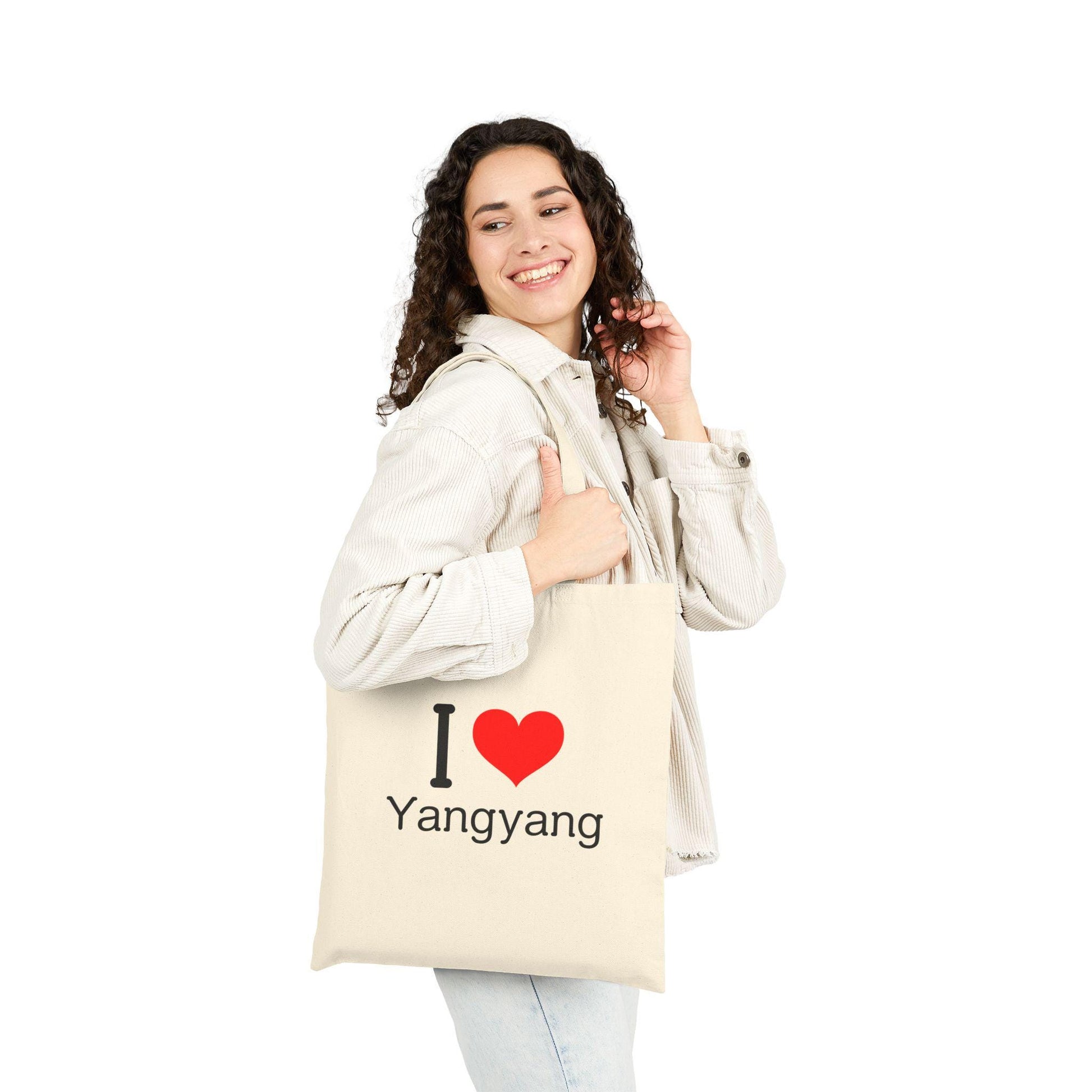 WayV Kpop, I Love Yangyang Tote, Aesthetic Outfit, Fan Merch, Unisex Cotton Tote Bag