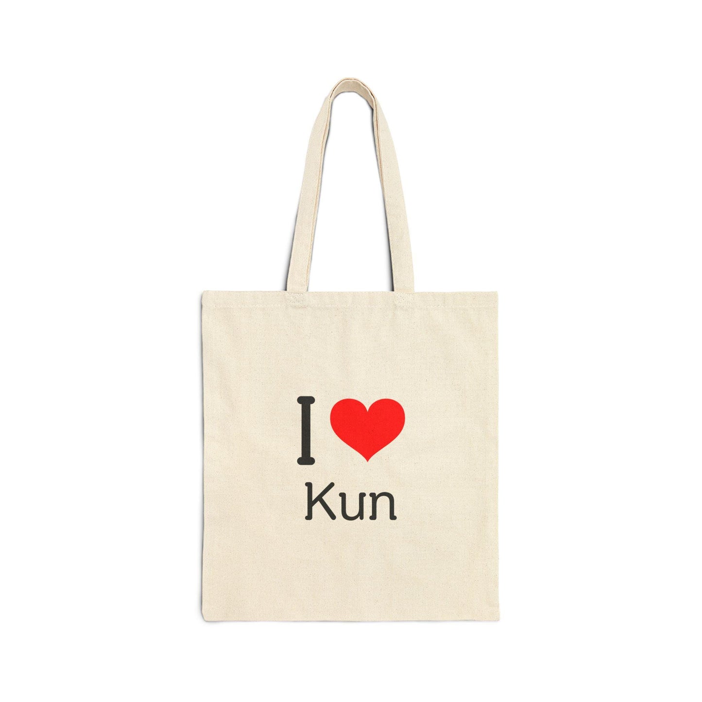 WayV Kpop, I Love Kun Tote, Aesthetic Outfit, Fan Merch, Unisex Cotton Tote Bag
