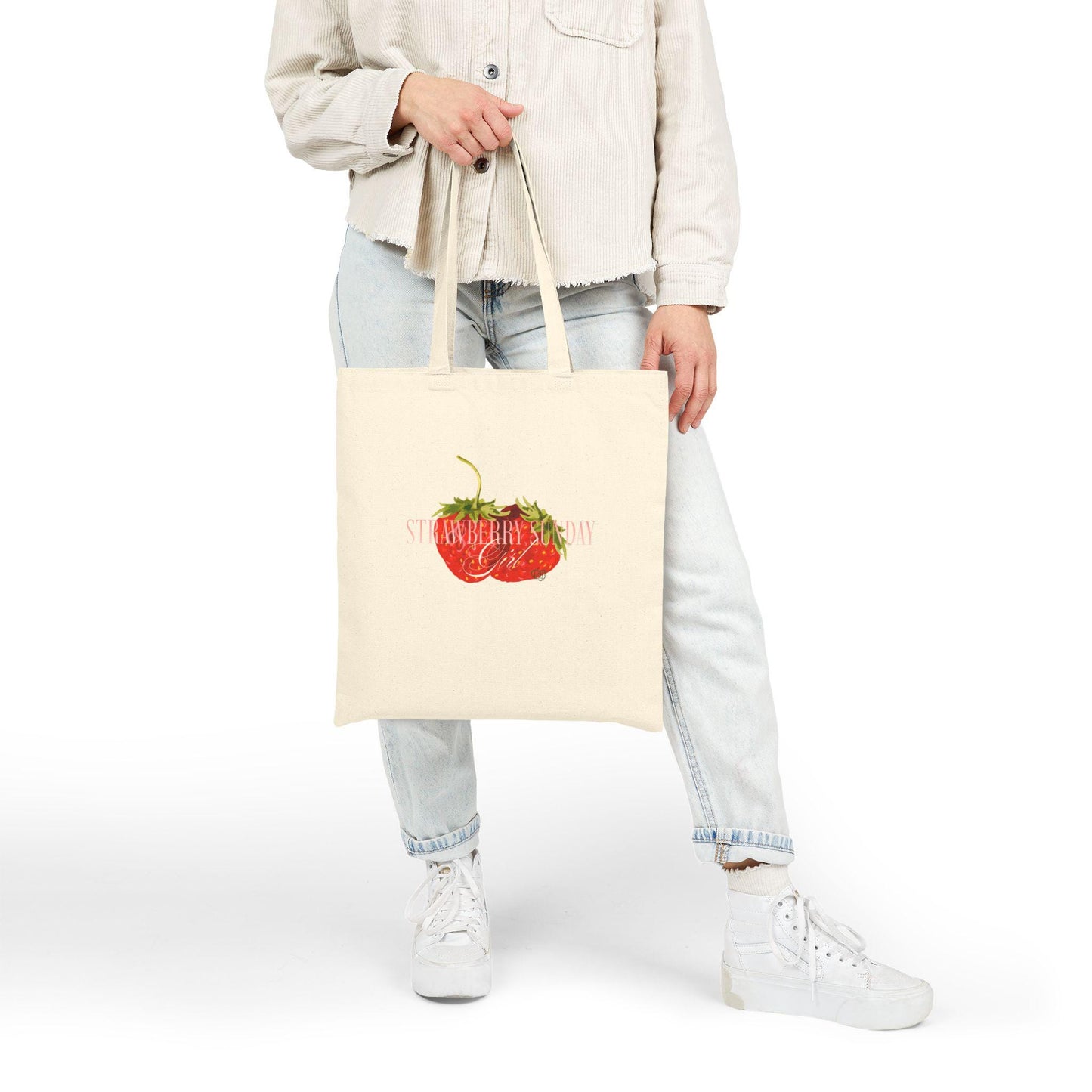 NCT DoJaeJung Kpop Tote Bag, Strawberry Sunday Tote, Fan Merch, Aesthetic Gift, Reusable Shopper
