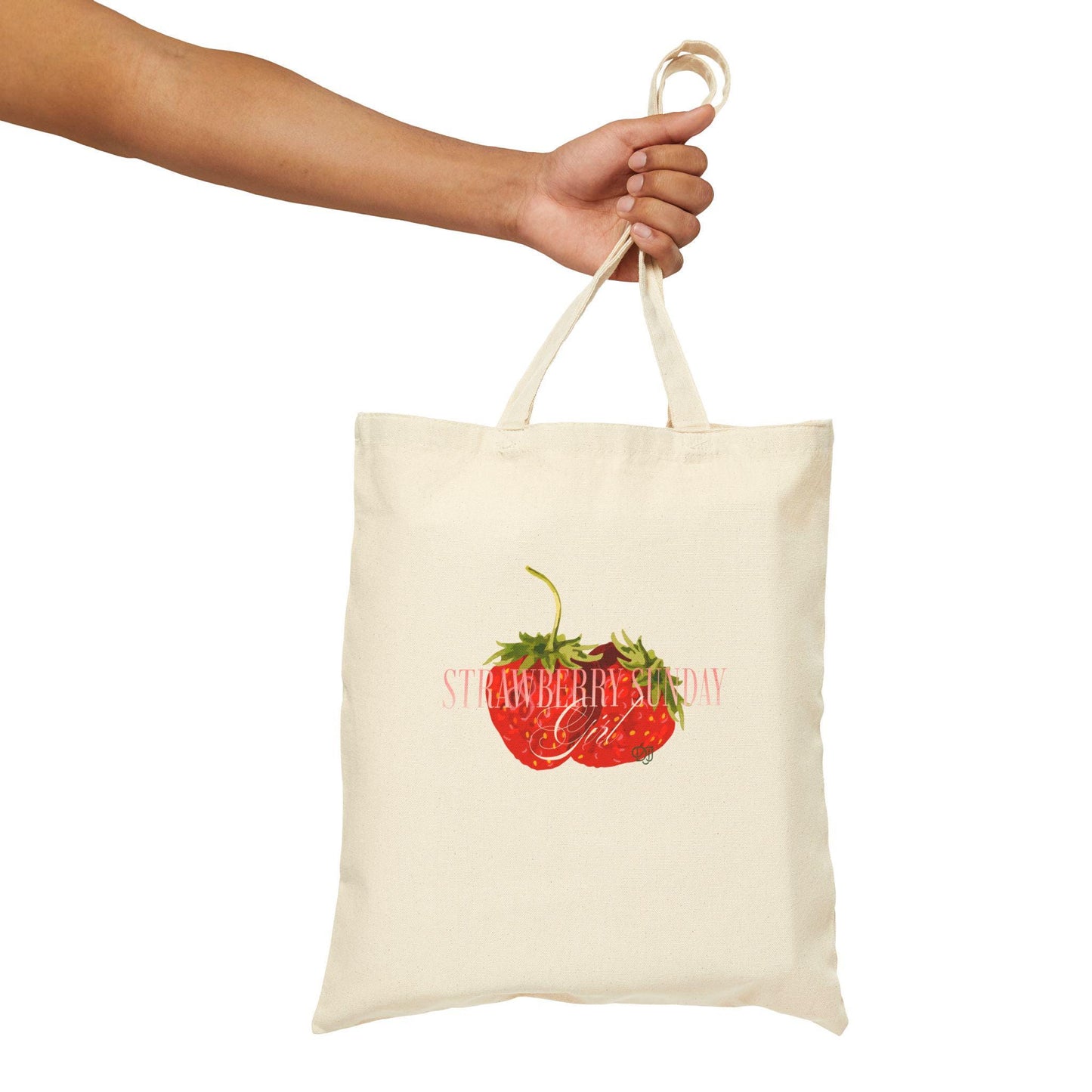 NCT DoJaeJung Kpop Tote Bag, Strawberry Sunday Tote, Fan Merch, Aesthetic Gift, Reusable Shopper