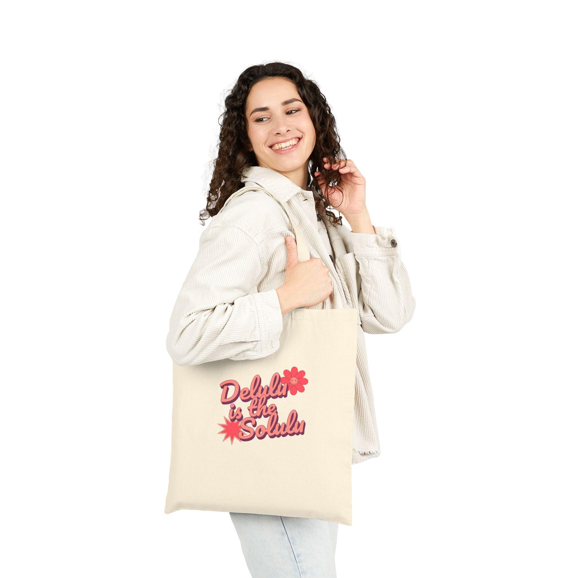 Kpop Tote Bag, Delulu Is Solulu, Fan Merch, Aesthetic Gift, Reusable Shopper Bag