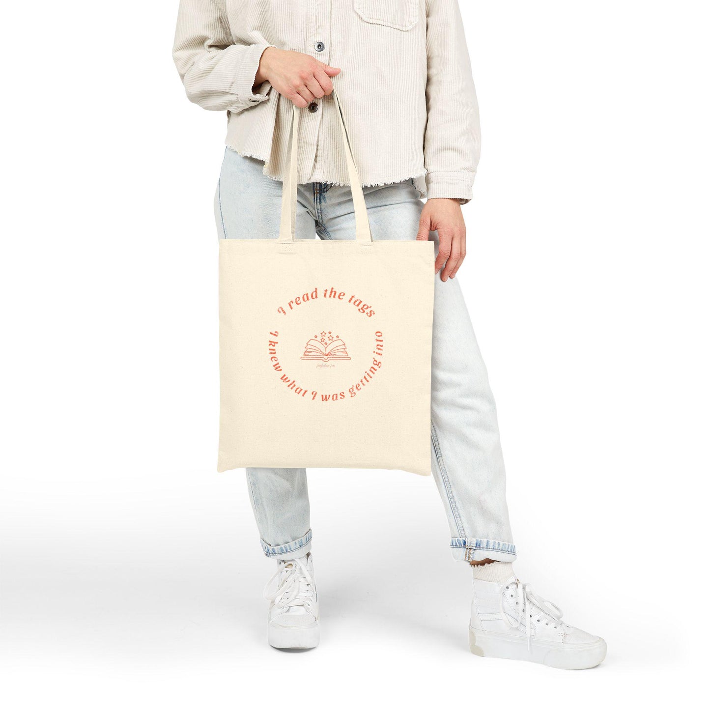 Kpop Tote Bag, I Read the Tags Tote, Fanfiction Merch, Aesthetic Gift, Reusable Shopper Bag