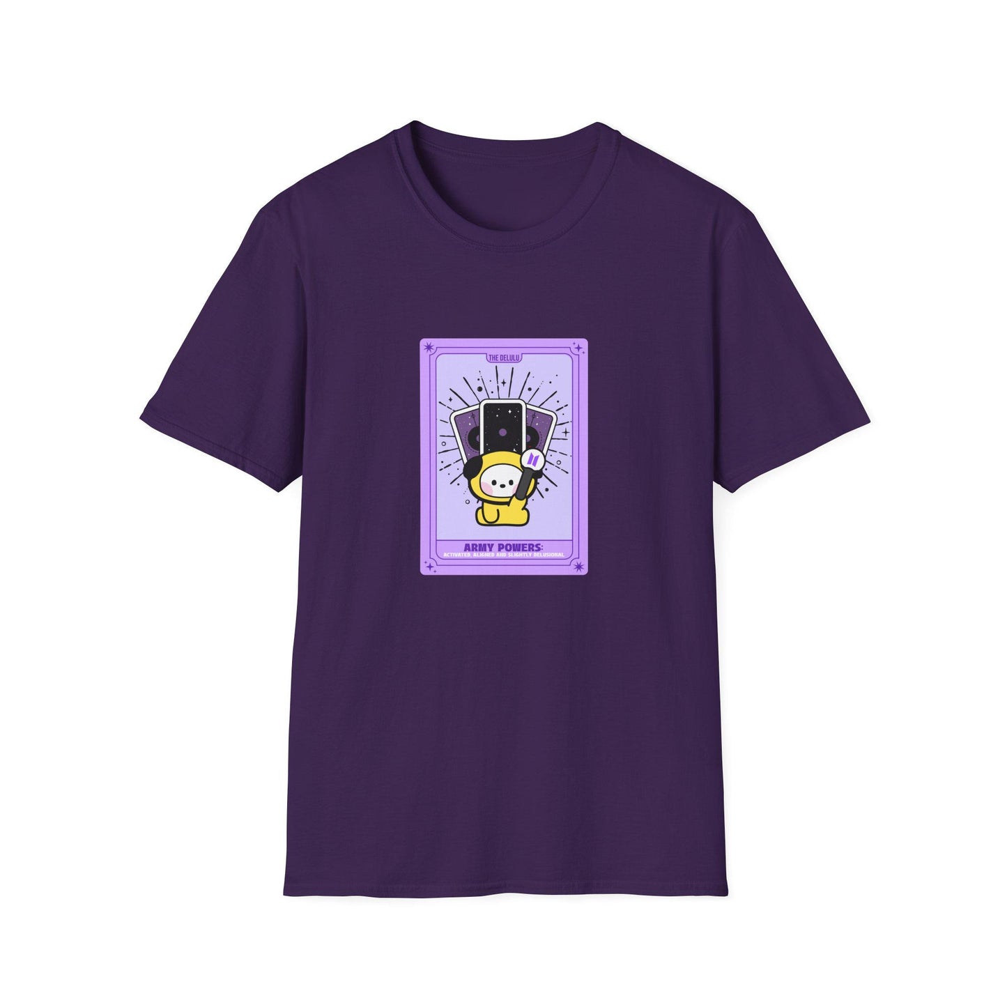 BTS Kpop Shirt, BT21 Chimmy Tarot Tee, Fan Merch, Concert Outfit, Unisex Cotton Shirt