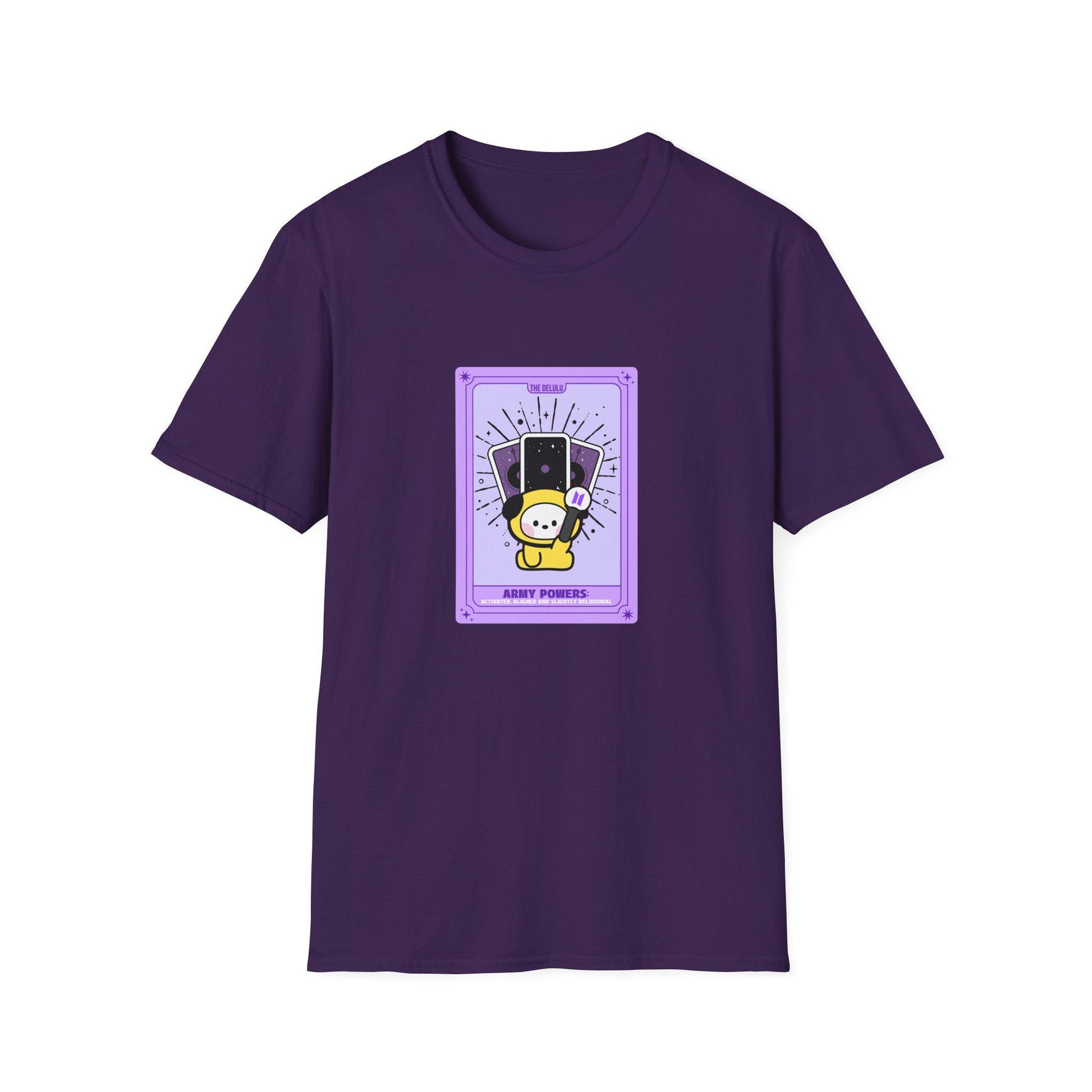 BTS Kpop Shirt, BT21 Chimmy Tarot Tee, Fan Merch, Concert Outfit, Unisex Cotton Shirt