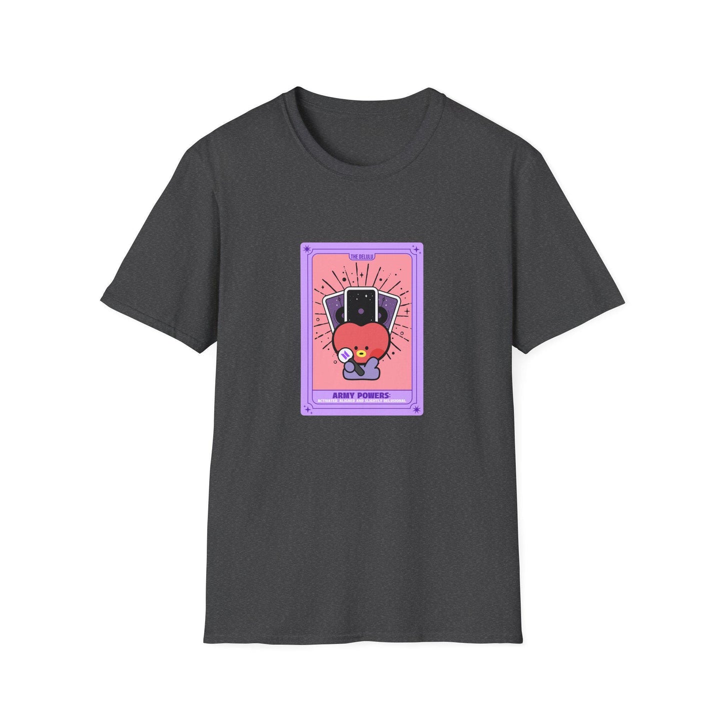 BTS Kpop Shirt, BT21 Tata Tarot Design, Fan Gift, Concert Outfit Tee, Unisex Cotton Top