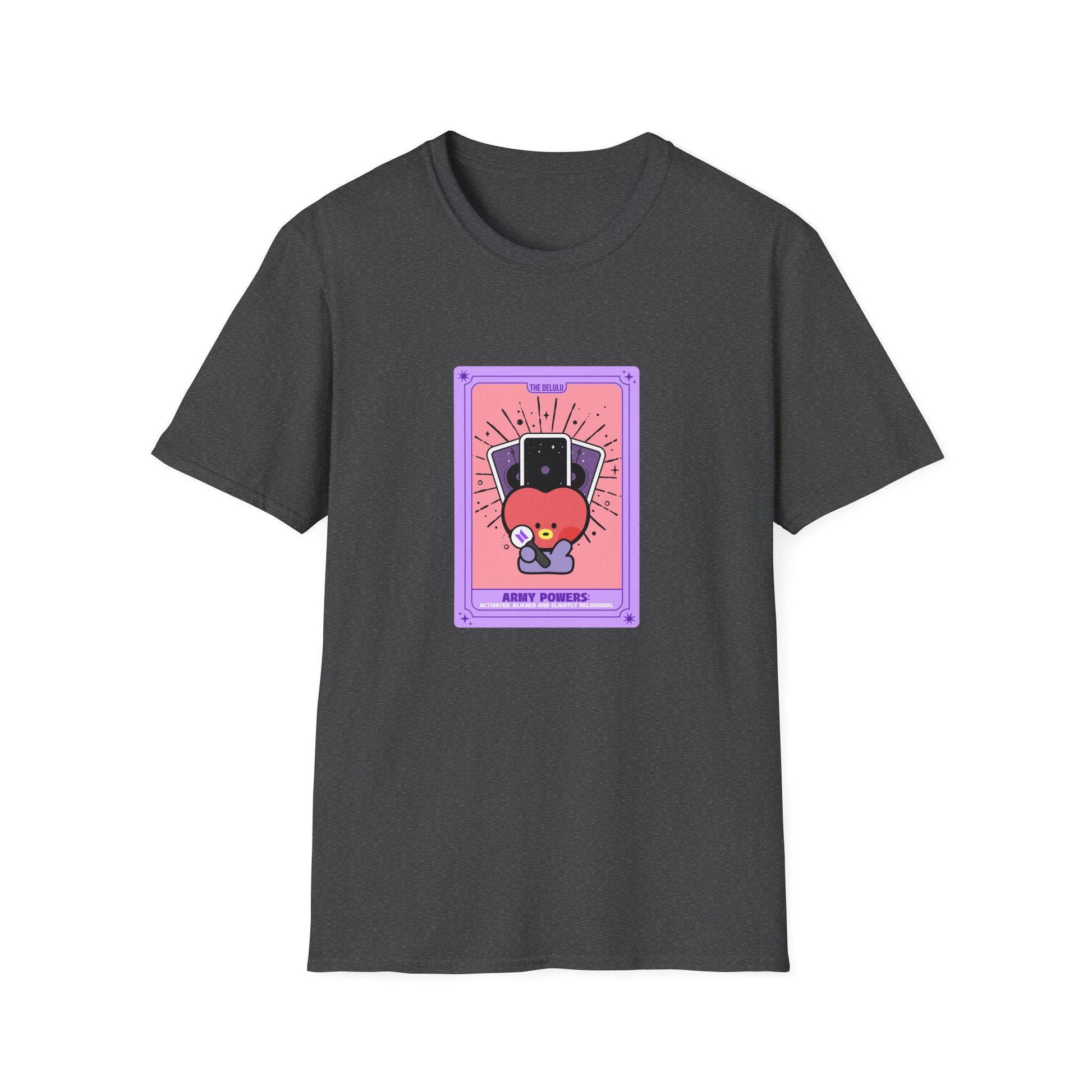 BTS Kpop Shirt, BT21 Tata Tarot Design, Fan Gift, Concert Outfit Tee, Unisex Cotton Top