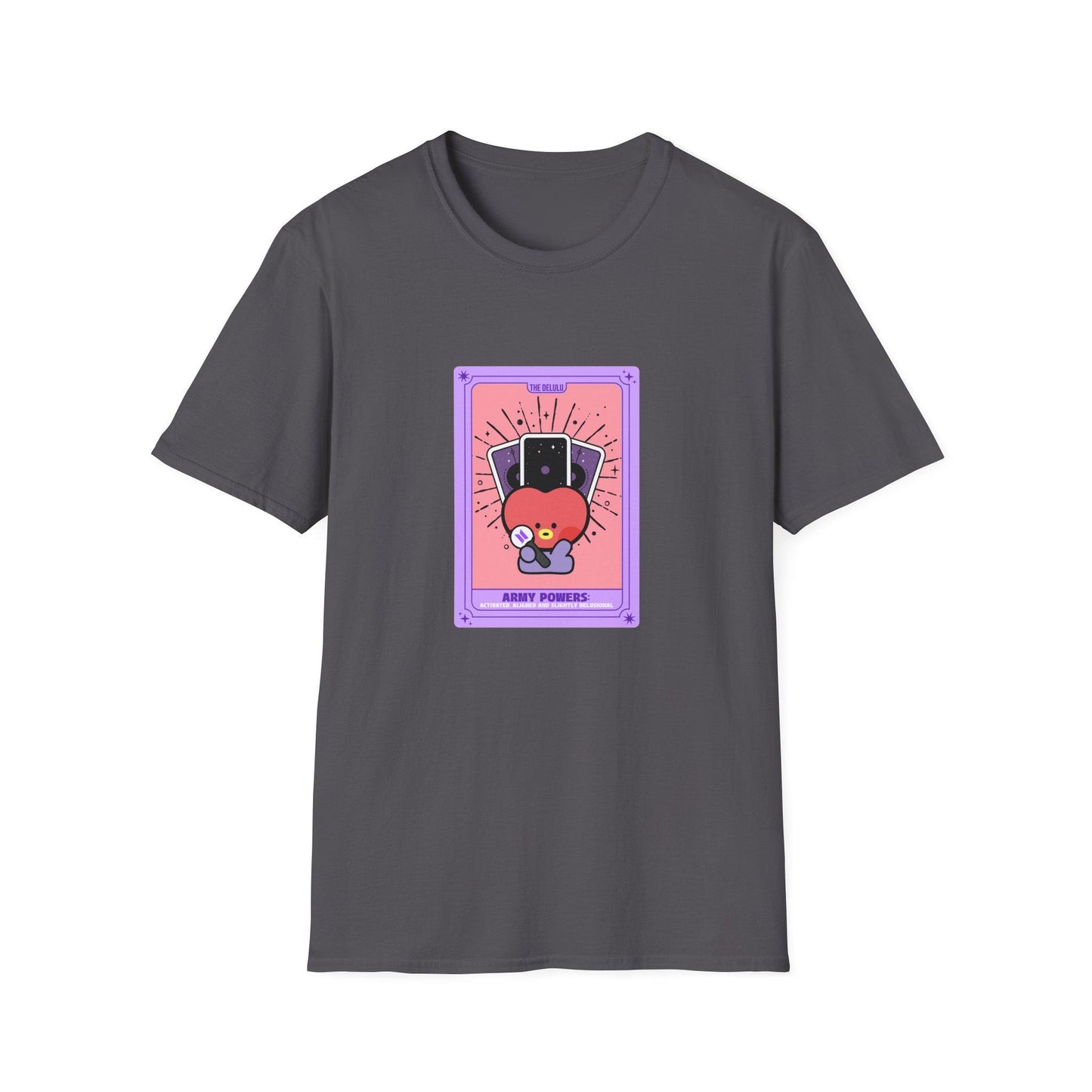 BTS Kpop Shirt, BT21 Tata Tarot Design, Fan Gift, Concert Outfit Tee, Unisex Cotton Top