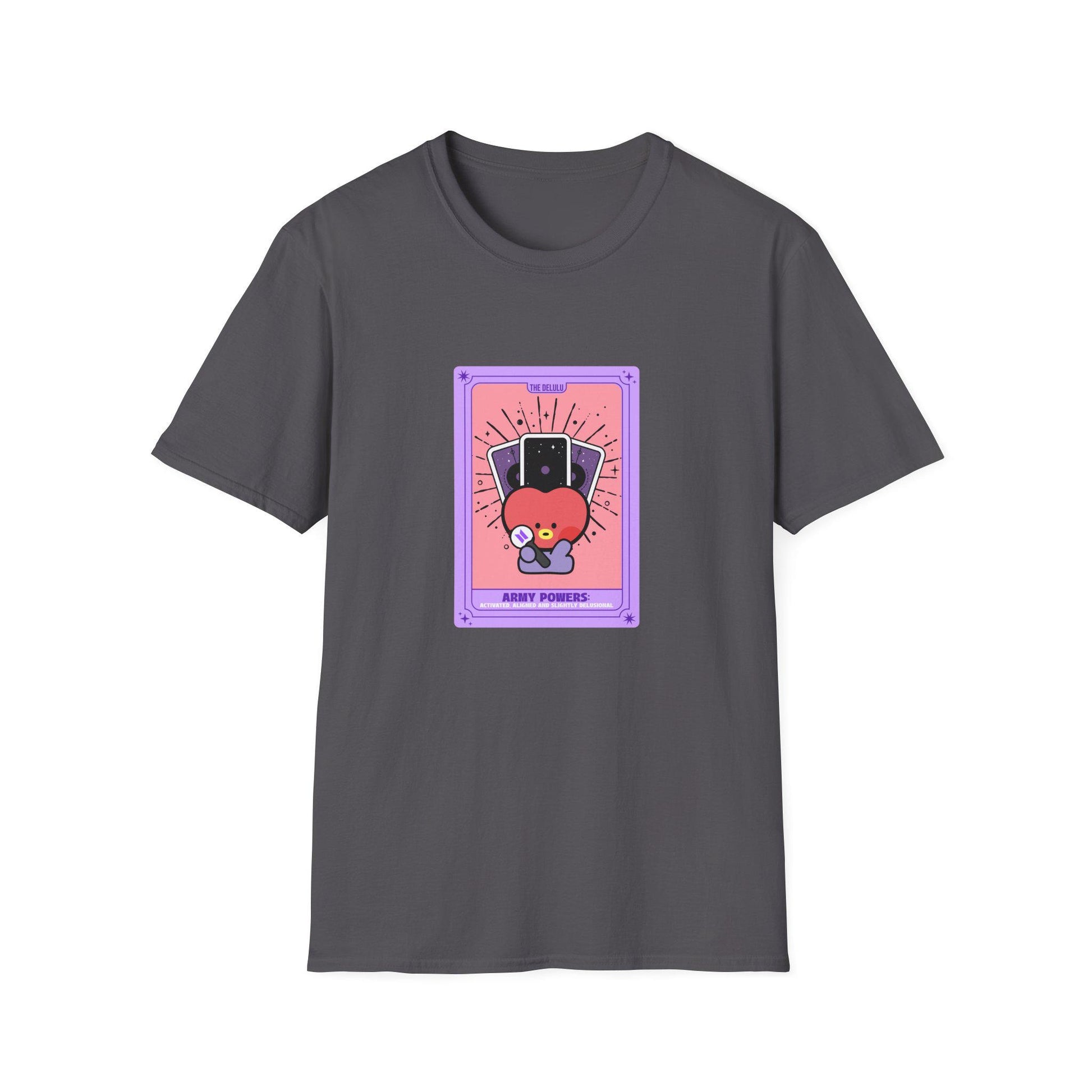 BTS Kpop Shirt, BT21 Tata Tarot Design, Fan Gift, Concert Outfit Tee, Unisex Cotton Top