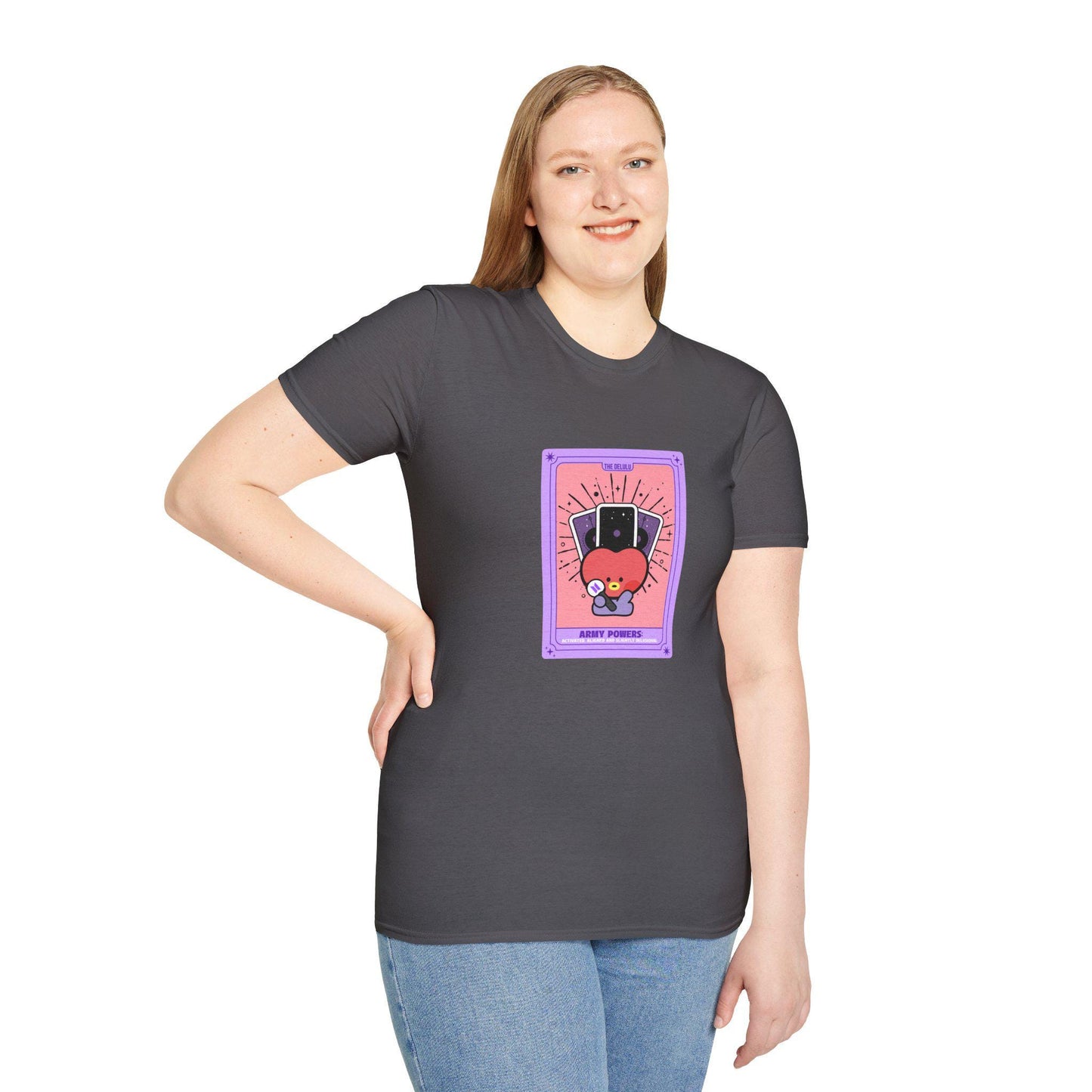 BTS Kpop Shirt, BT21 Tata Tarot Design, Fan Gift, Concert Outfit Tee, Unisex Cotton Top
