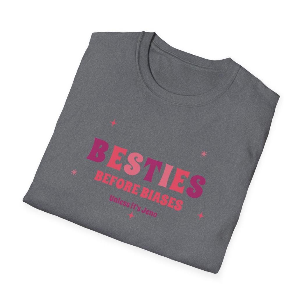Jeno Kpop Shirt, Besties Before Biases Tee, NCT Dream Fan Merch, Concert Outfit, Unisex Cotton T-Shirt