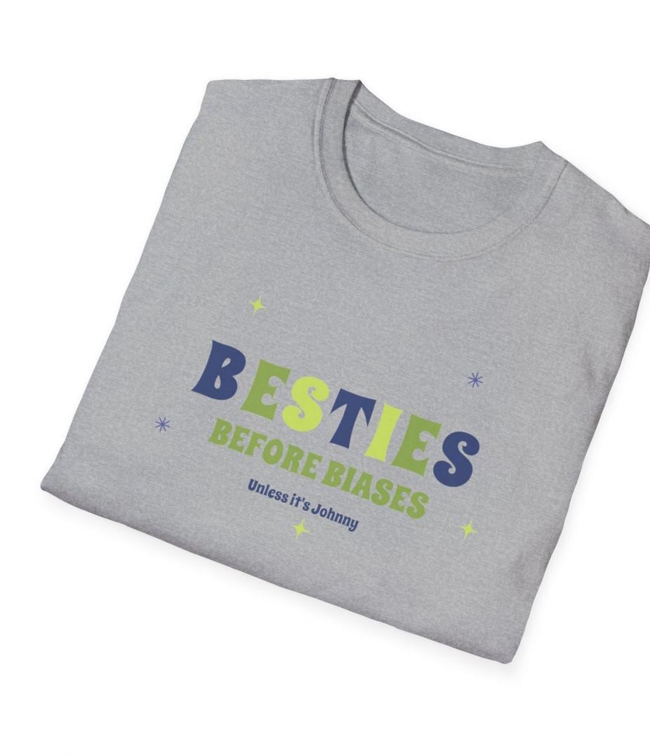 NCT127 Kpop Shirt, Johnny Besties Before Biases Tee, Aesthetic Outfit, Fan Merch, Unisex Cotton T-Shirt