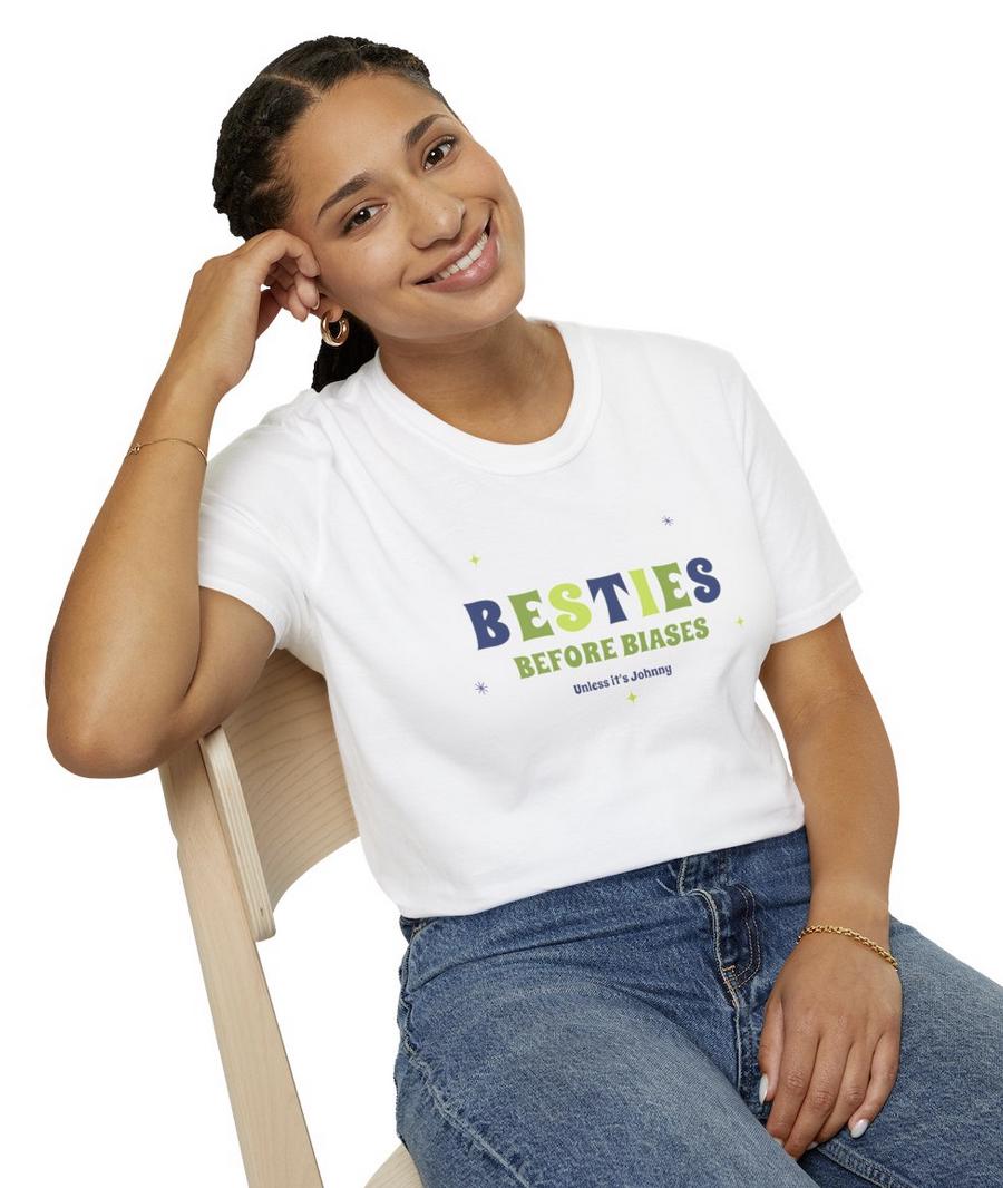 NCT127 Kpop Shirt, Johnny Besties Before Biases Tee, Aesthetic Outfit, Fan Merch, Unisex Cotton T-Shirt
