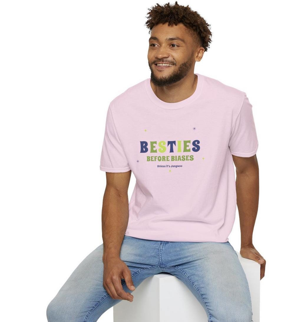 NCT 127 Kpop Shirt, Jungwoo Besties Before Biases Tee, Fan Merch, Concert Outfit, Unisex Cotton T-Shirt