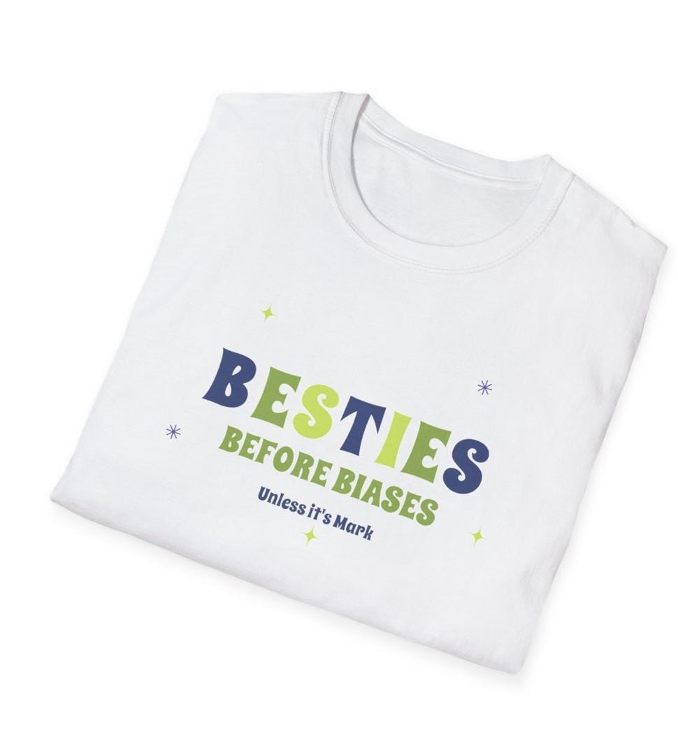 Mark Lee Kpop Shirt, Besties Before Biases Tee, NCT Fan Merch, Concert Outfit, Unisex Cotton T-Shirt