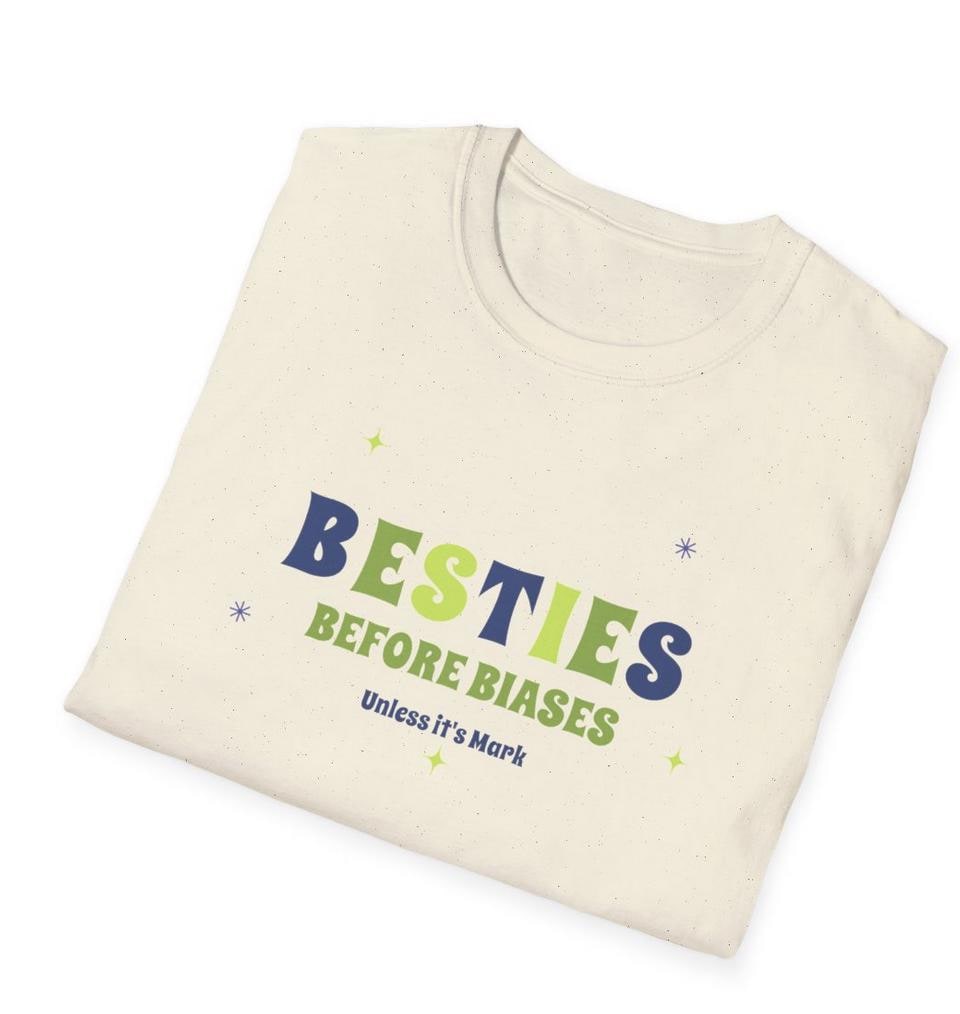 Mark Lee Kpop Shirt, Besties Before Biases Tee, NCT Fan Merch, Concert Outfit, Unisex Cotton T-Shirt