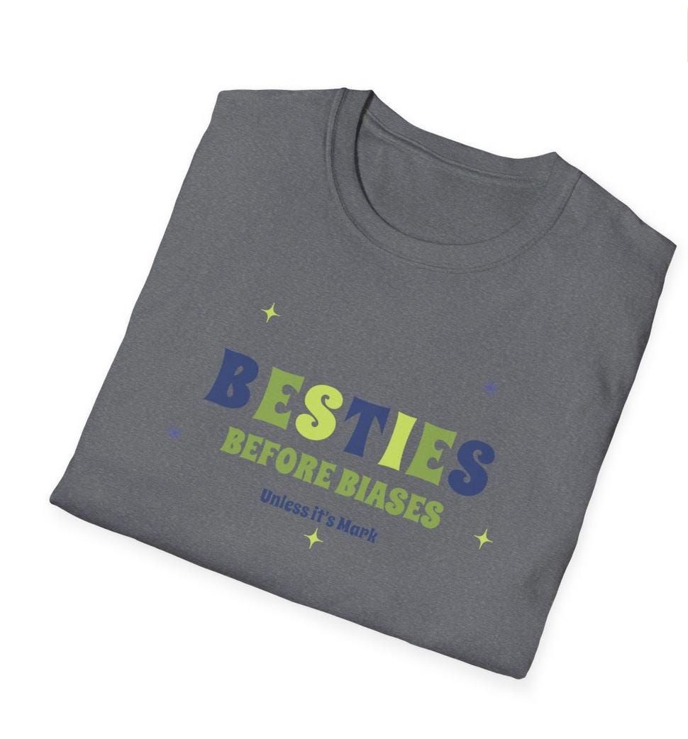 Mark Lee Kpop Shirt, Besties Before Biases Tee, NCT Fan Merch, Concert Outfit, Unisex Cotton T-Shirt
