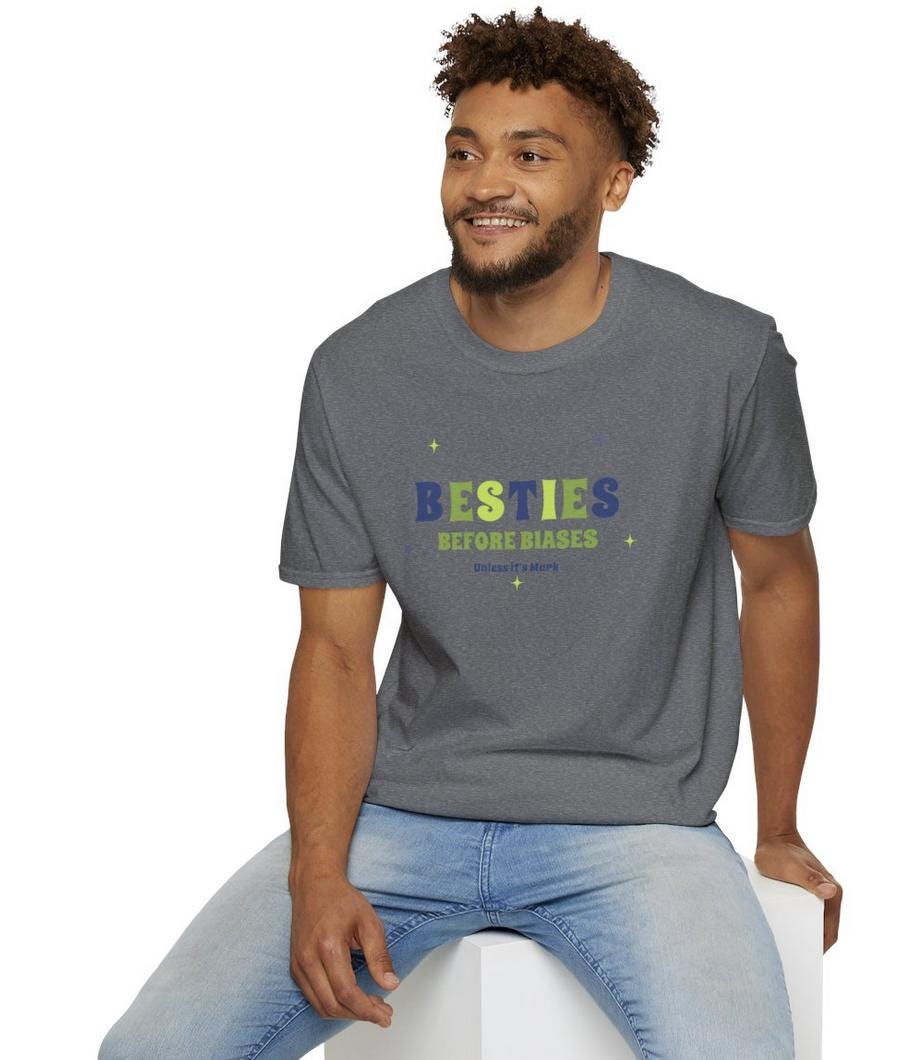Mark Lee Kpop Shirt, Besties Before Biases Tee, NCT Fan Merch, Concert Outfit, Unisex Cotton T-Shirt