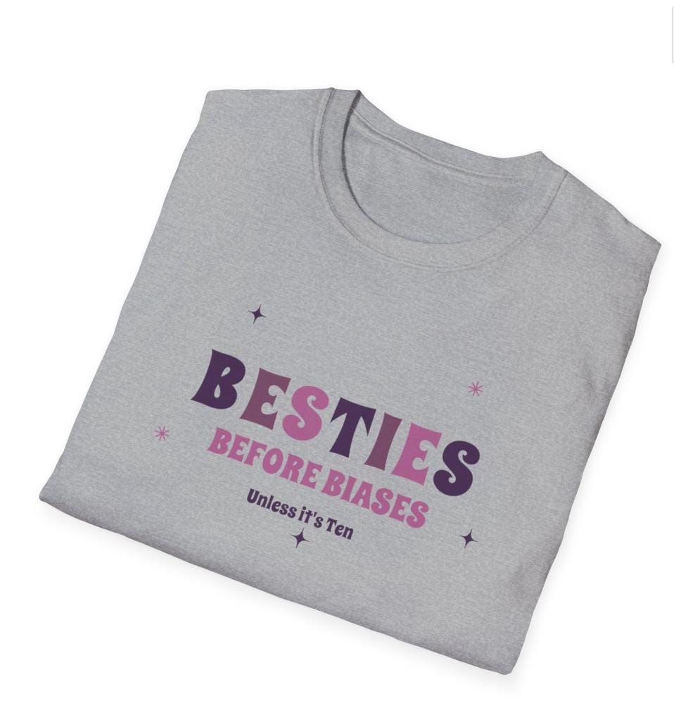 WayV Kpop Shirt, Ten Besties Before Biases Tee, Fan Merch, Concert Outfit, Unisex Cotton T-Shirt