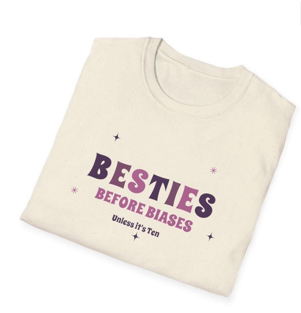 WayV Kpop Shirt, Ten Besties Before Biases Tee, Fan Merch, Concert Outfit, Unisex Cotton T-Shirt