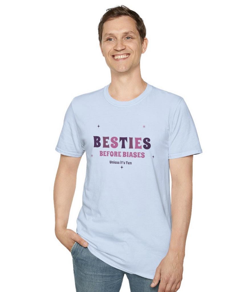 WayV Kpop Shirt, Ten Besties Before Biases Tee, Fan Merch, Concert Outfit, Unisex Cotton T-Shirt