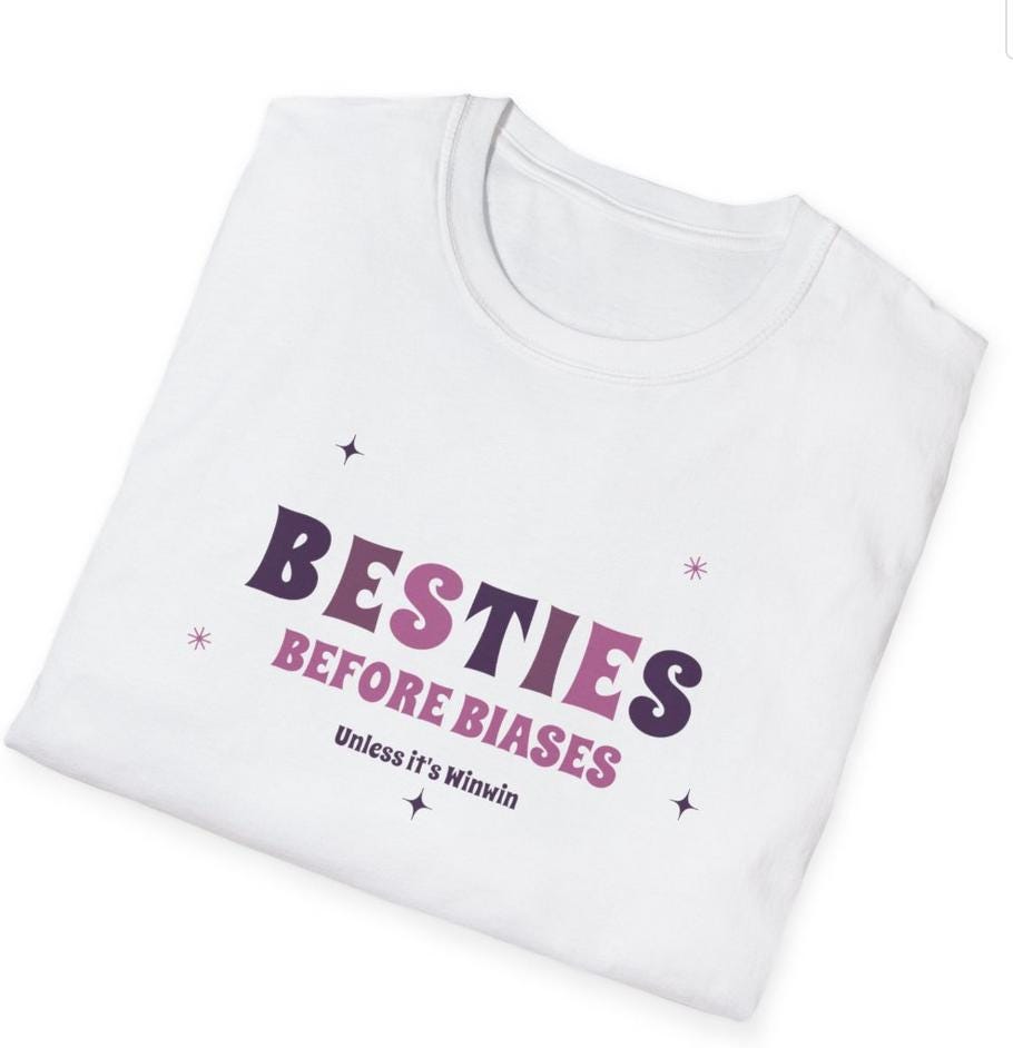 WayV Kpop Shirt, WinWIn Besties Before Biases Tee, Fan Merch, Concert Outfit, Unisex Cotton T-Shirt