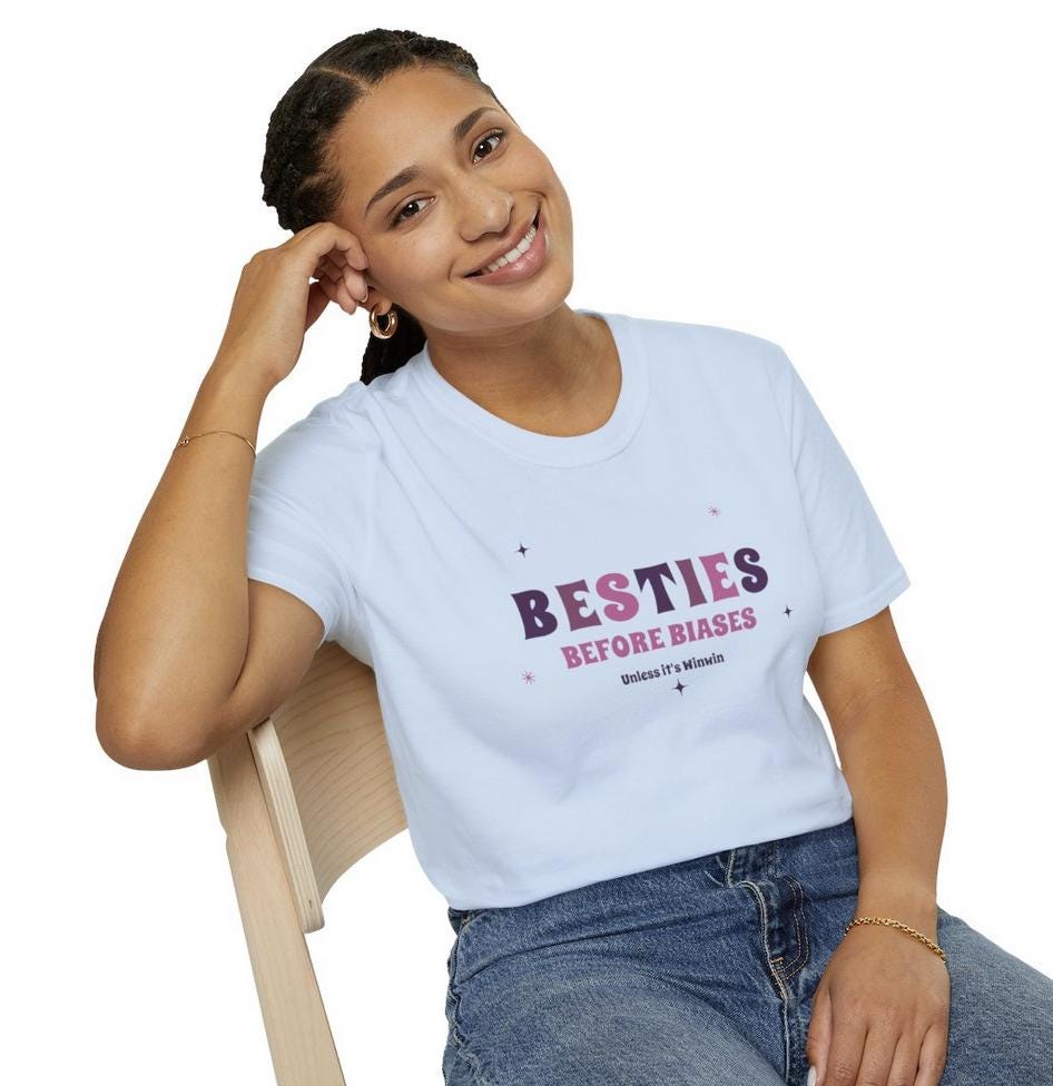 WayV Kpop Shirt, WinWIn Besties Before Biases Tee, Fan Merch, Concert Outfit, Unisex Cotton T-Shirt