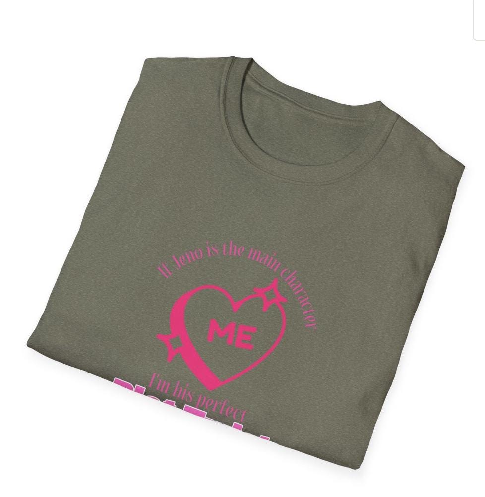 NCT Dream Kpop Shirt, Jeno Plot Twist Tee, Fan Merch, Concert Outfit, Unisex Cotton T-Shirt
