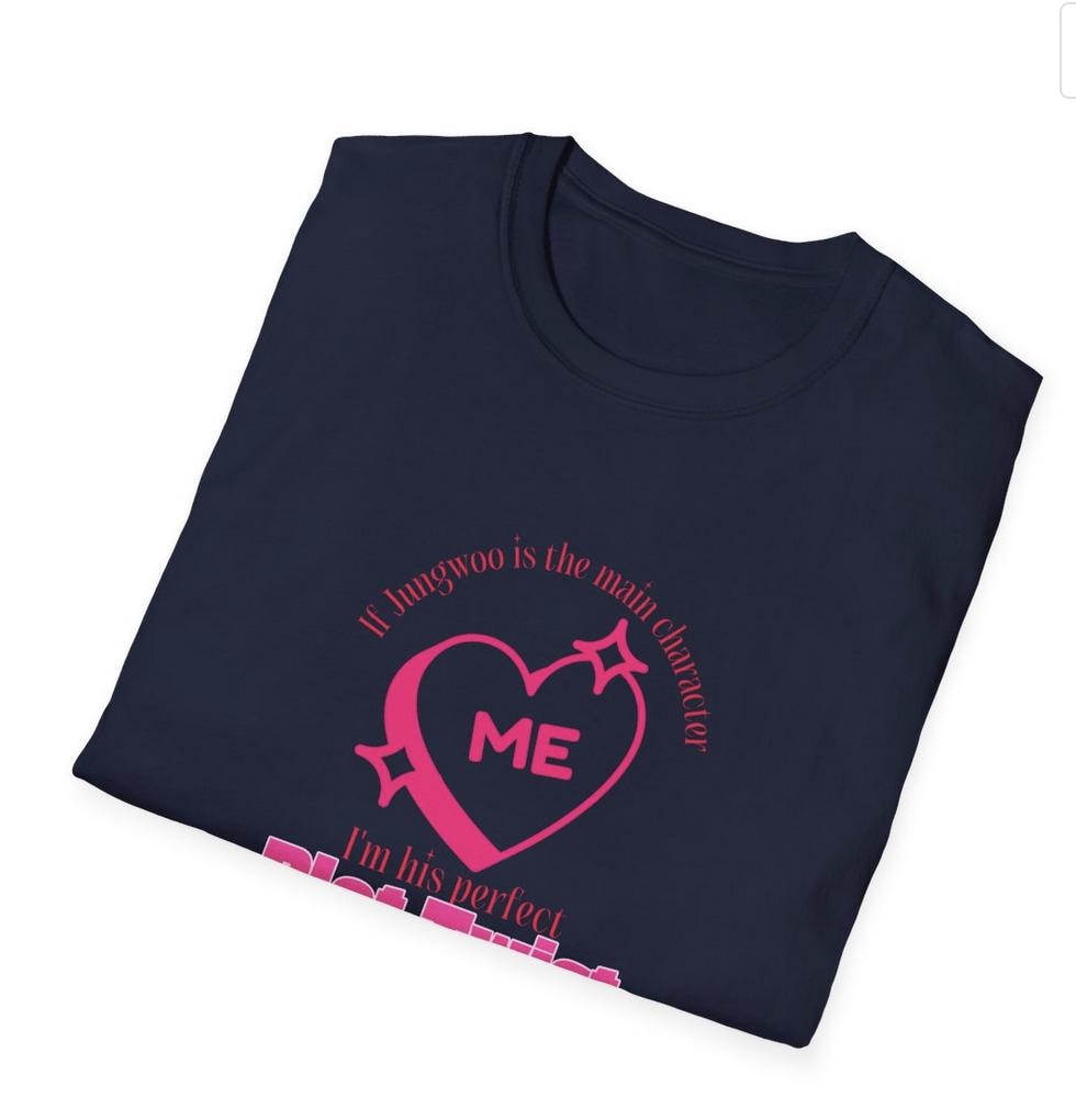 Jungwoo Kpop Shirt, Plot Twist Tee, NCT127 Fan Merch, Concert Outfit, Unisex Cotton T-Shirt
