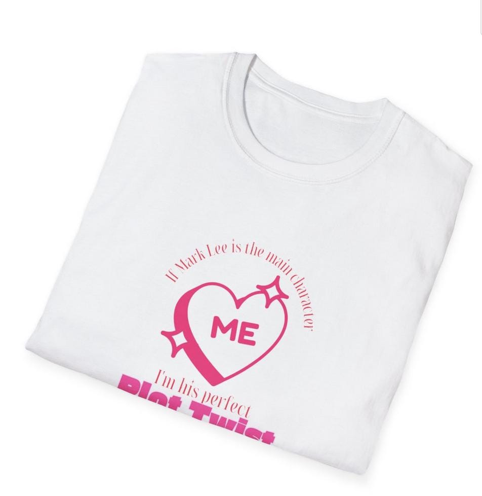 NCT Dream Kpop Shirt, Mark Plot Twist Tee, Fan Merch, Concert Outfit, Unisex Cotton T-Shirt