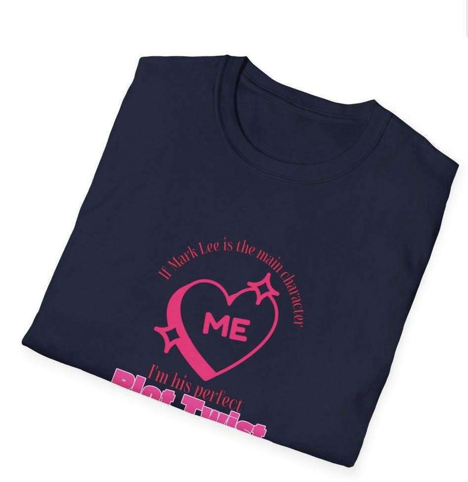 NCT Dream Kpop Shirt, Mark Plot Twist Tee, Fan Merch, Concert Outfit, Unisex Cotton T-Shirt