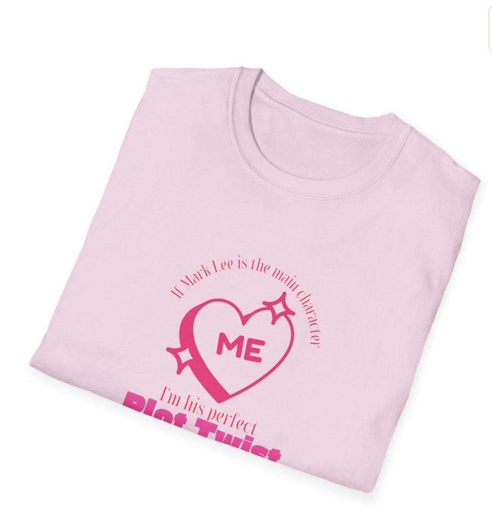 NCT Dream Kpop Shirt, Mark Plot Twist Tee, Fan Merch, Concert Outfit, Unisex Cotton T-Shirt