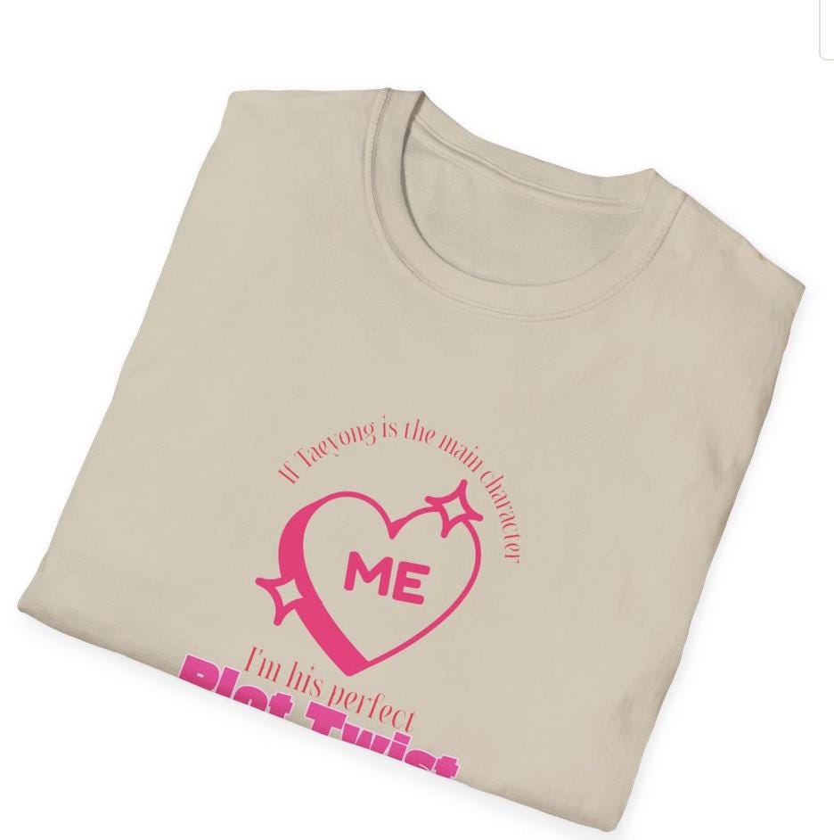 NCT127 Kpop Shirt, Taeyong Plot Twist Tee, Fan Merch, Concert Outfit, Unisex Cotton T-Shirt